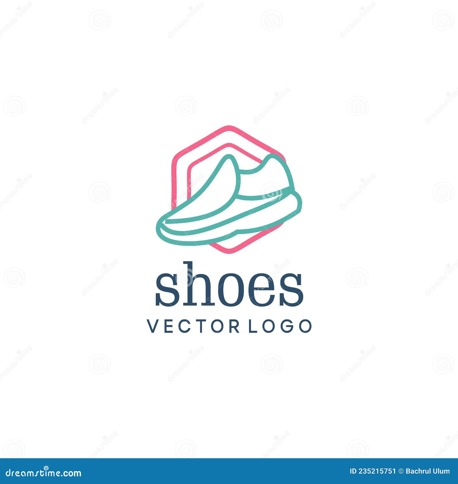 Illustration Vector Graphic of Shoes Logo. Shoe Icon. Pastel Color ...