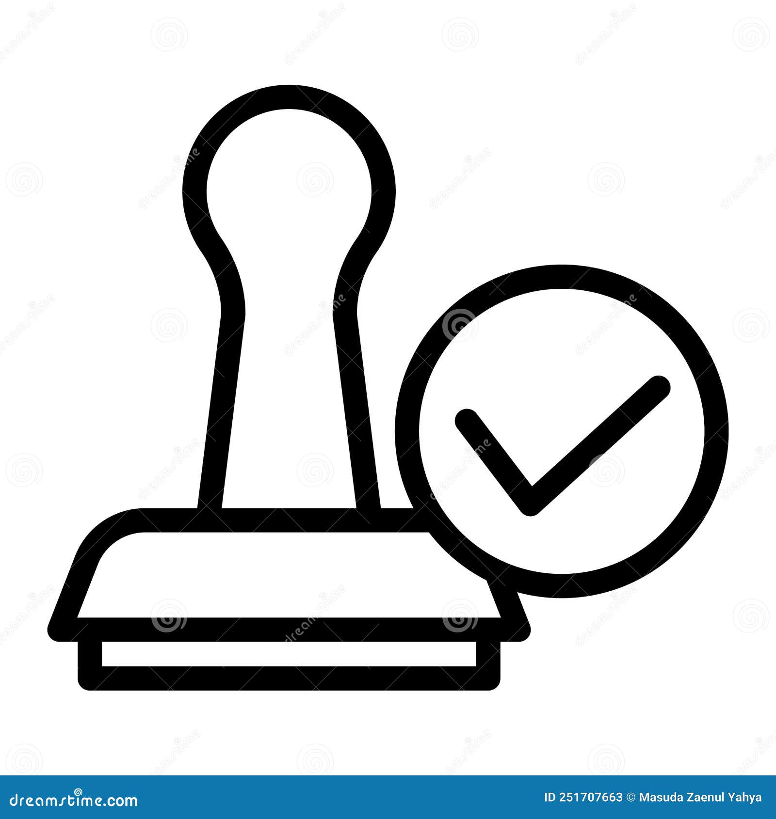 Illustration Vector Graphic of Stamp Icon Stock Vector - Illustration