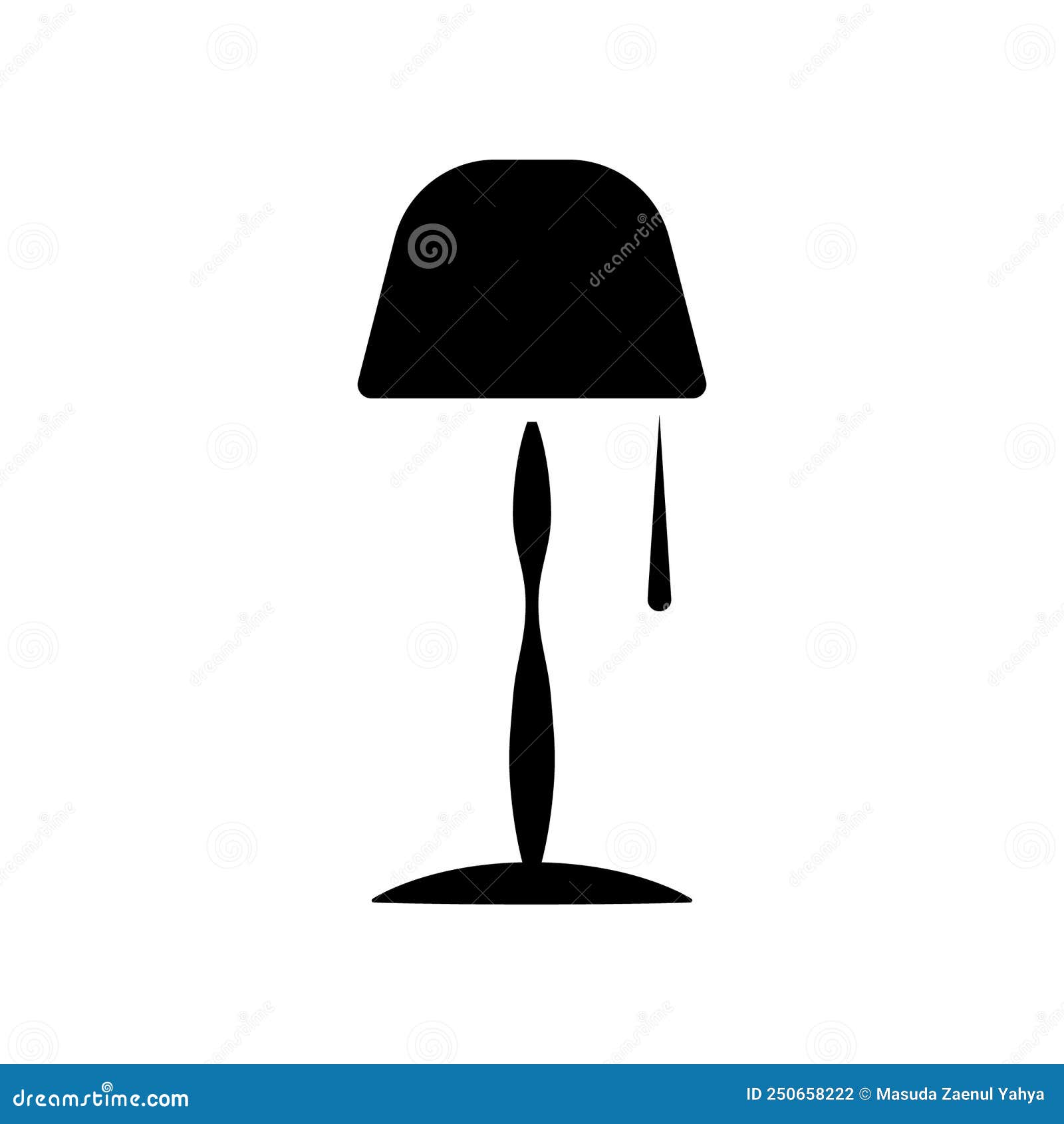 Illustration Vector Graphic of Stand Lamp Icon Design Stock Vector