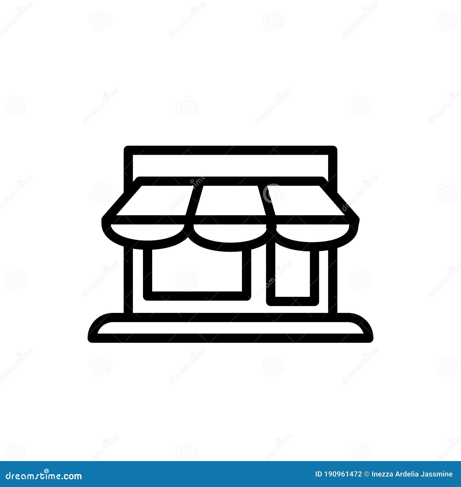   graphic of store icon template