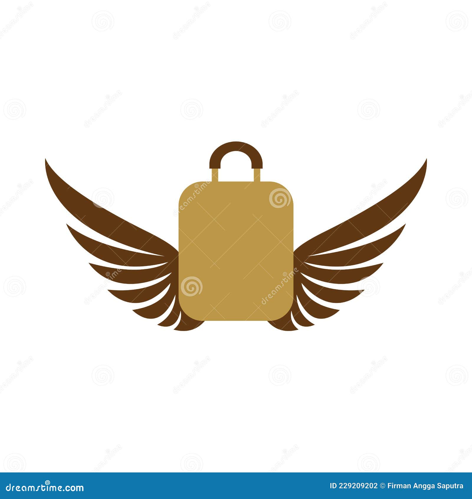 Illustration Vector Graphic of Suitcase Logo Stock Vector