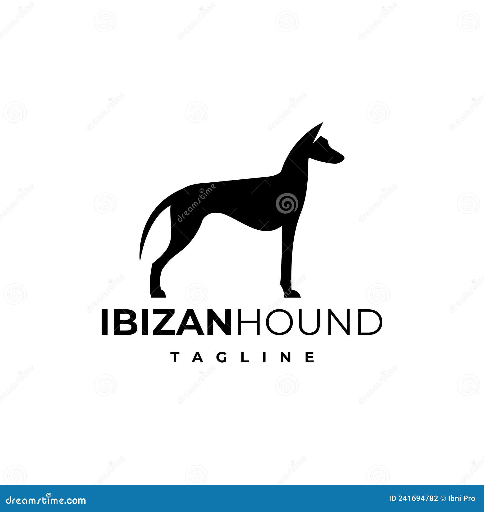 Dog silhouette logo stock vector. Illustration of veterinary - 241694782
