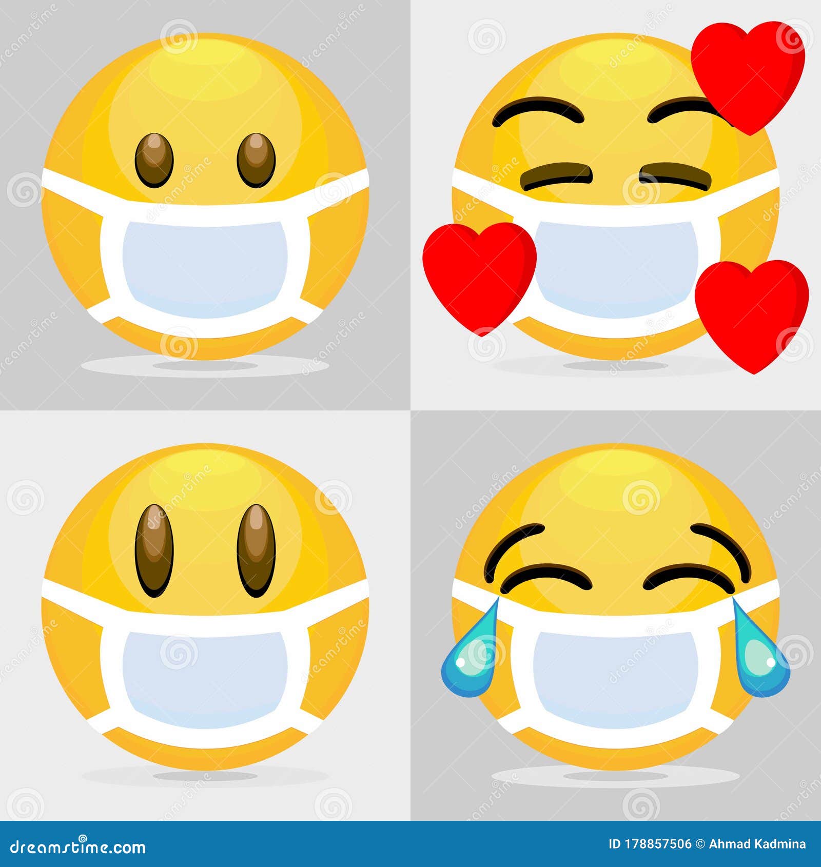 Download Illustration Vector Grapich Of Yellow Emoticon Using Mask Set 2 Stock Vector Illustration Of Virus Yellow 178857506 PSD Mockup Templates