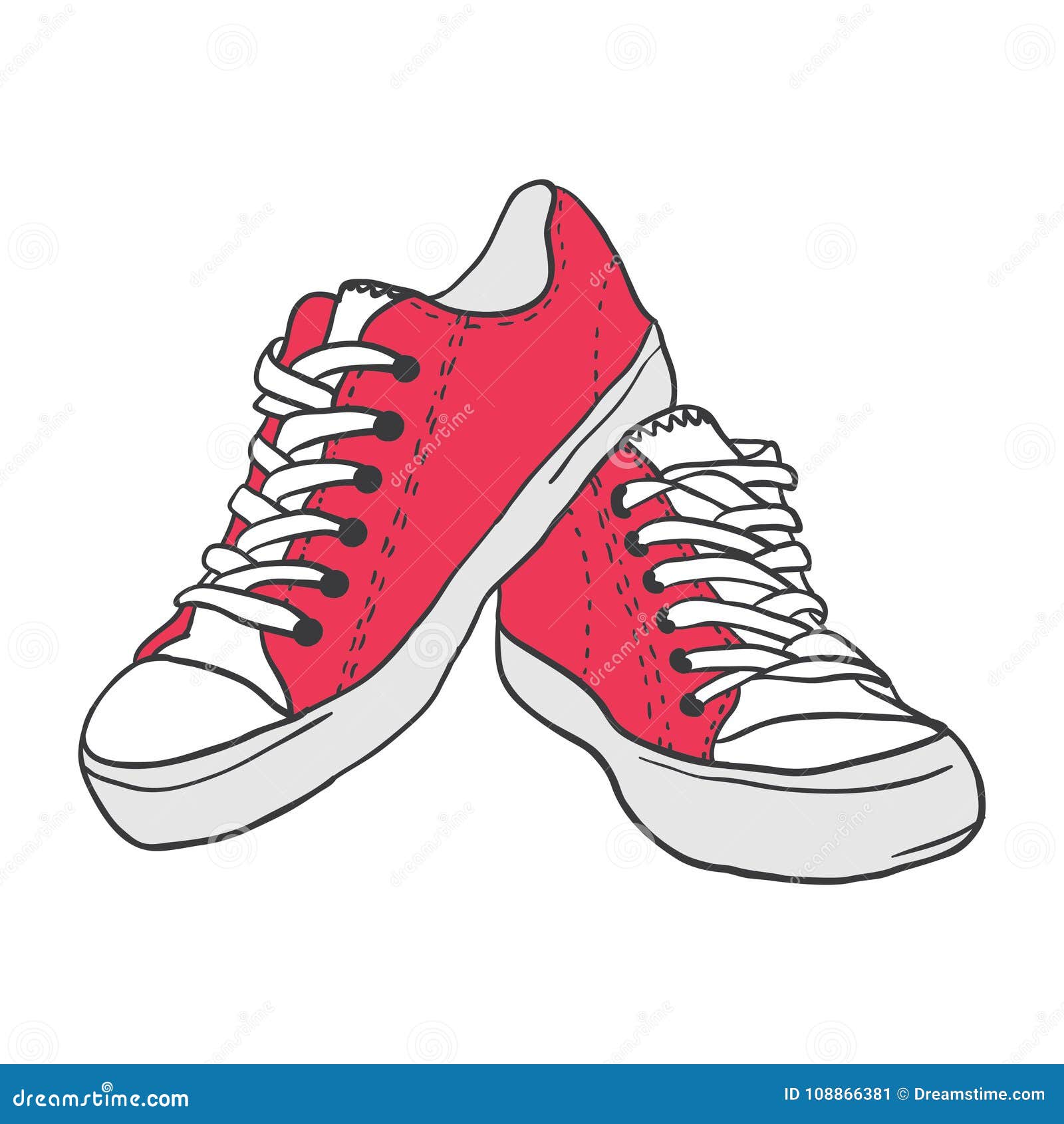 Illustrations stock vector. Illustration of symbol, sneaker - 108866381