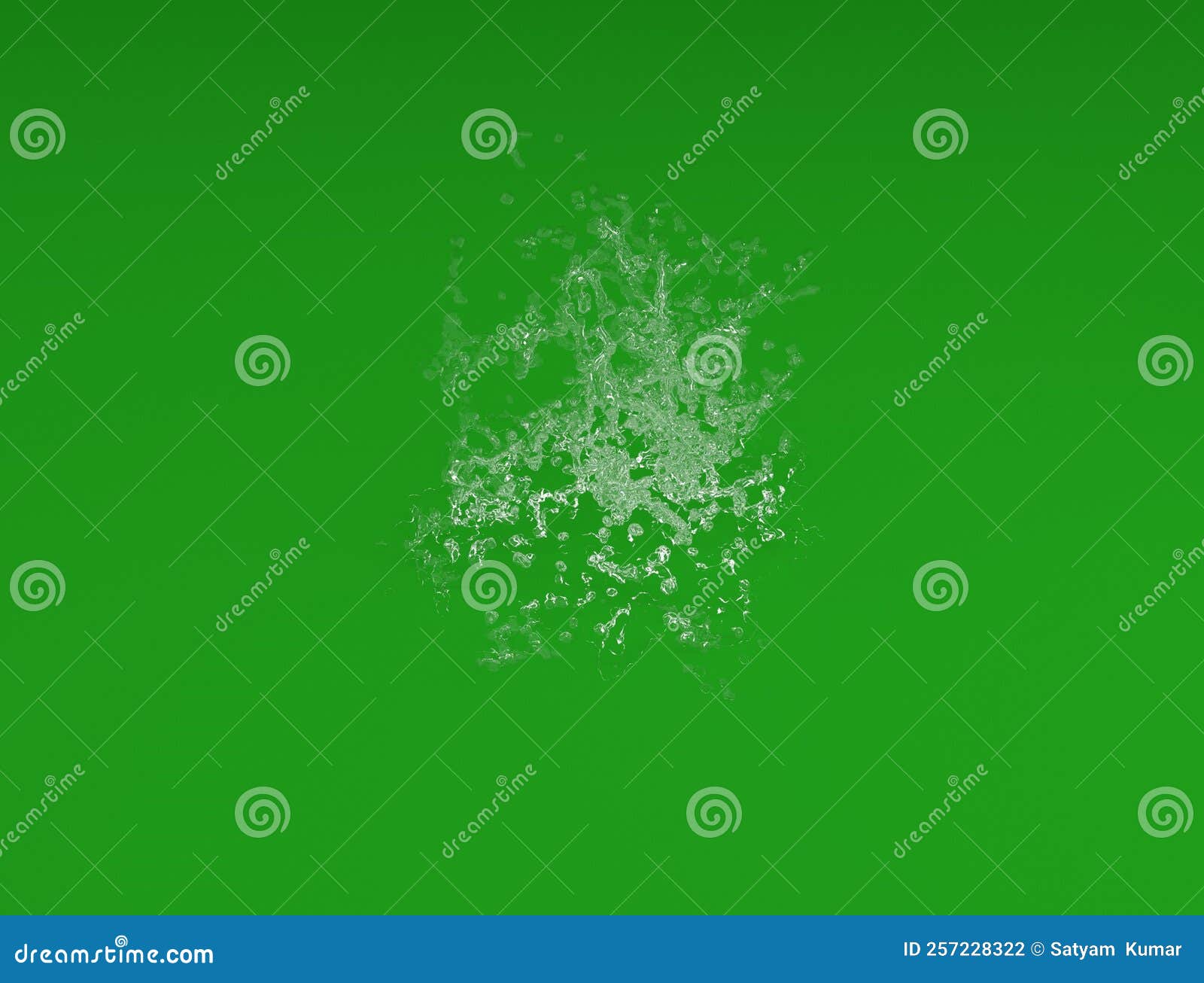 Illustration of Water Splash Green Screen 3D Rendering Image HD Editorial Photography