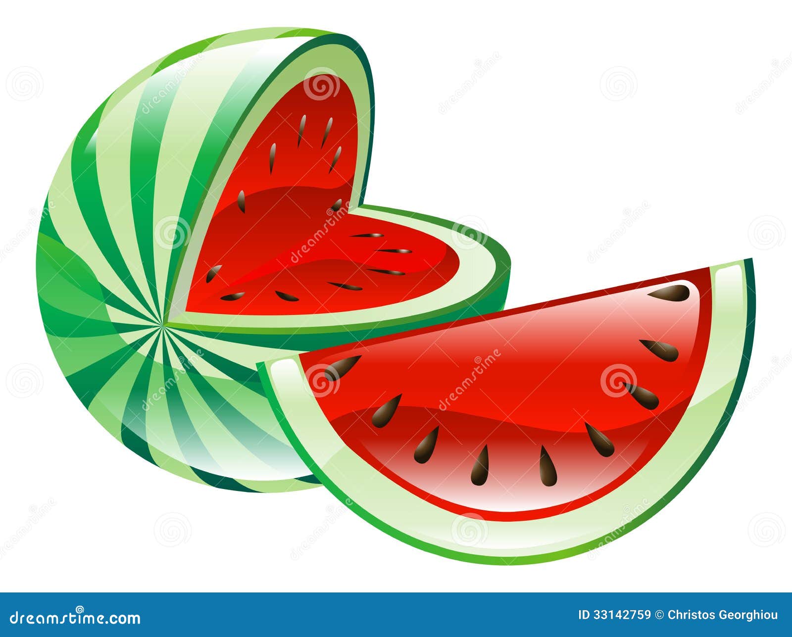  of watermelon fruit icon clipart