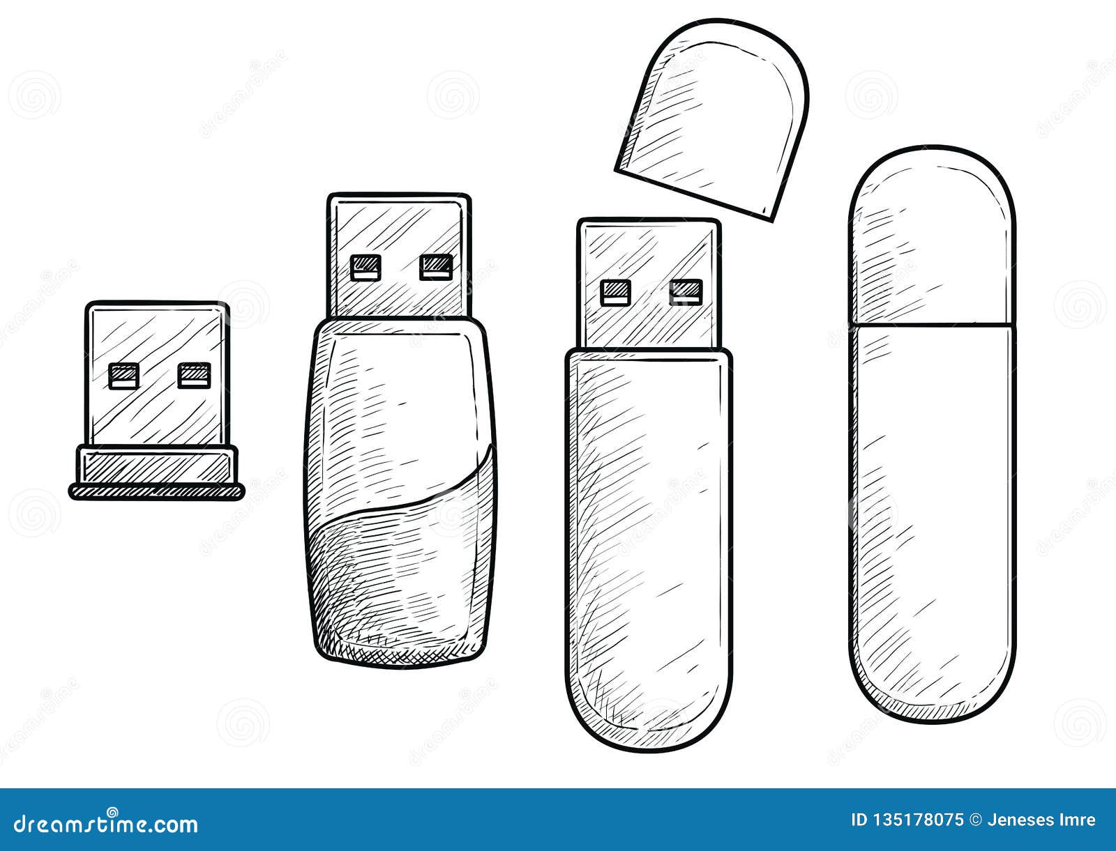 How to draw a Flash Drive Easy  Drawing tutorial easy Flash drive Drawing  tutorials for beginners