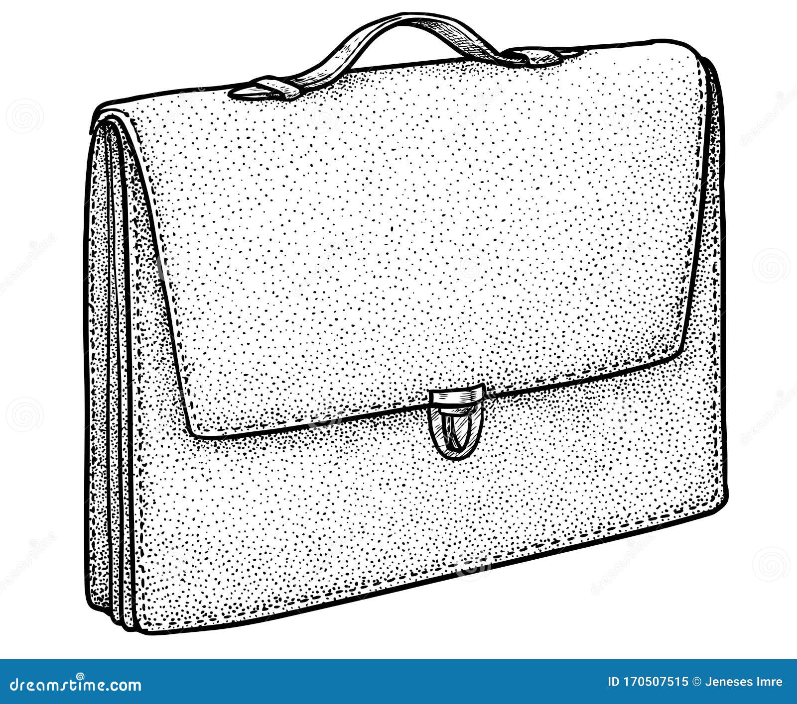 Luggage bag illustration, drawing, engraving, ink, line art, vector Stock  Vector