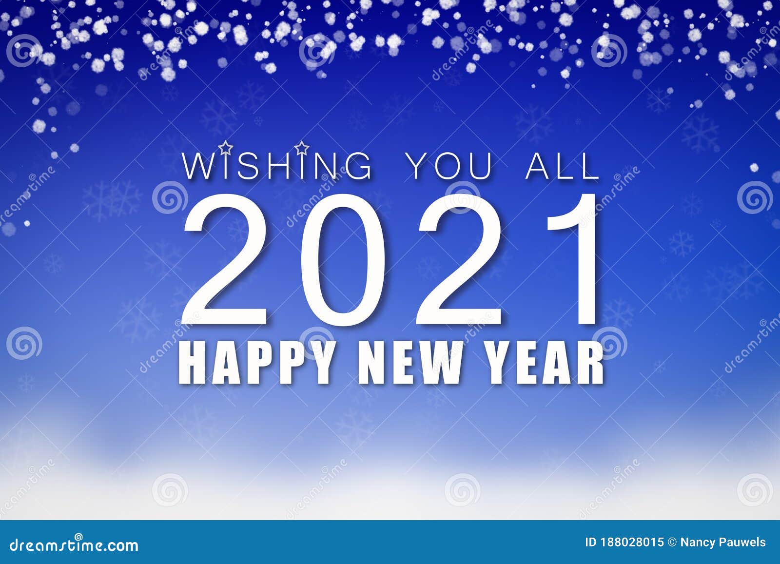 Happy New Year 21 Blue Greeting Card With Snow Design Stock Illustration Illustration Of Abstract Happy Happy New Year 21 Blue Greeting Card With Snow Design Stock Illustration Illustration Of Abstract Happy