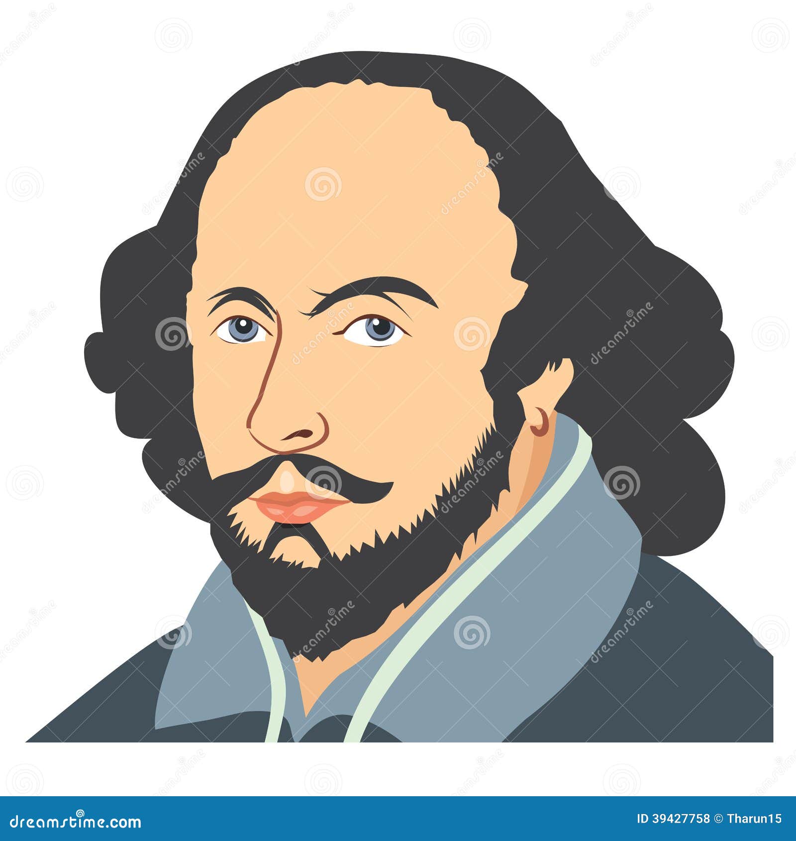 Illustration of William Shakespeare Editorial Stock Photo - Illustration of  hour, switch: 39427758