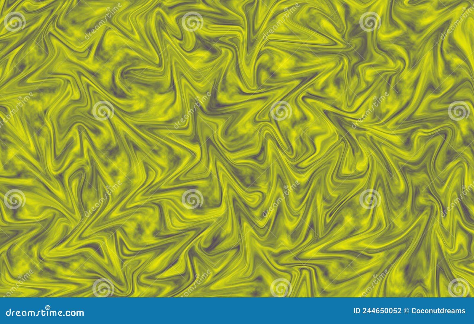Yellow Green with Dark Violet Abstract Pattern Stock Illustration