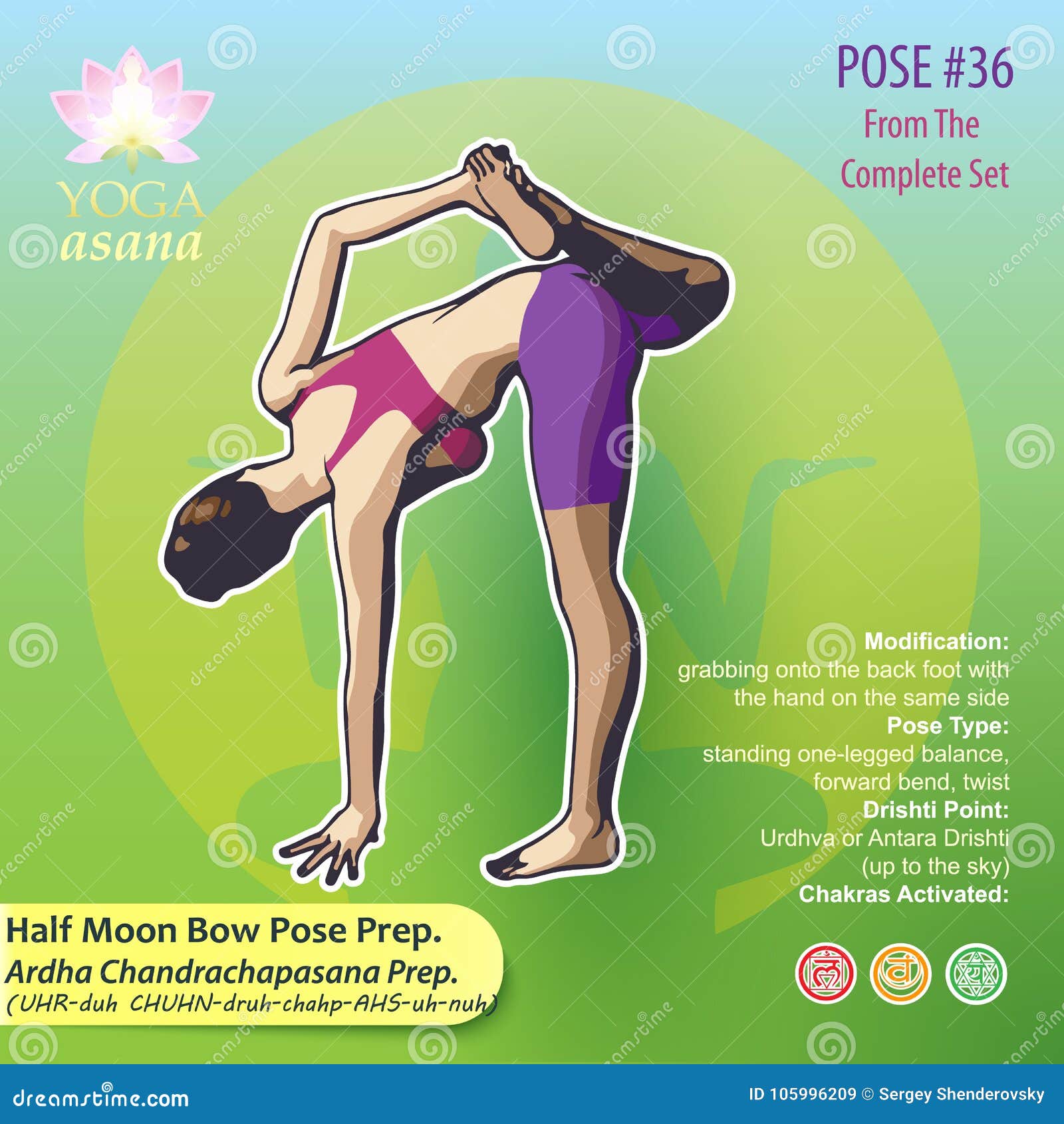 Young Woman Demonstrates Half Moon Bow Yoga Pose Stock Photo - Download  Image Now - Adult, Adults Only, Balance - iStock