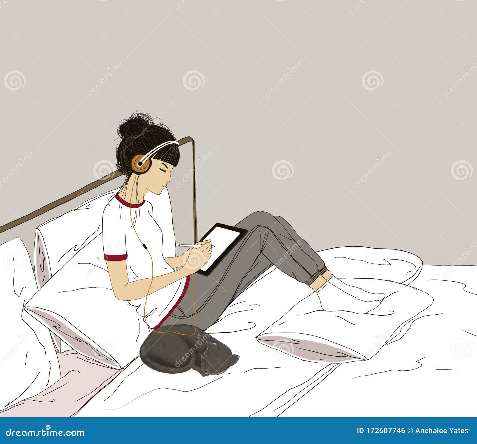 Bed Cat Drawing Stock Illustrations 573 Bed Cat Drawing Stock Illustrations Vectors Clipart Dreamstime