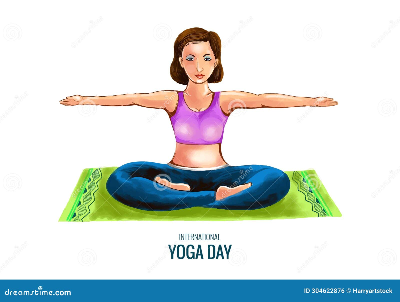 International Yoga Day Vector Stock Photos - Free & Royalty-Free Stock  Photos from Dreamstime