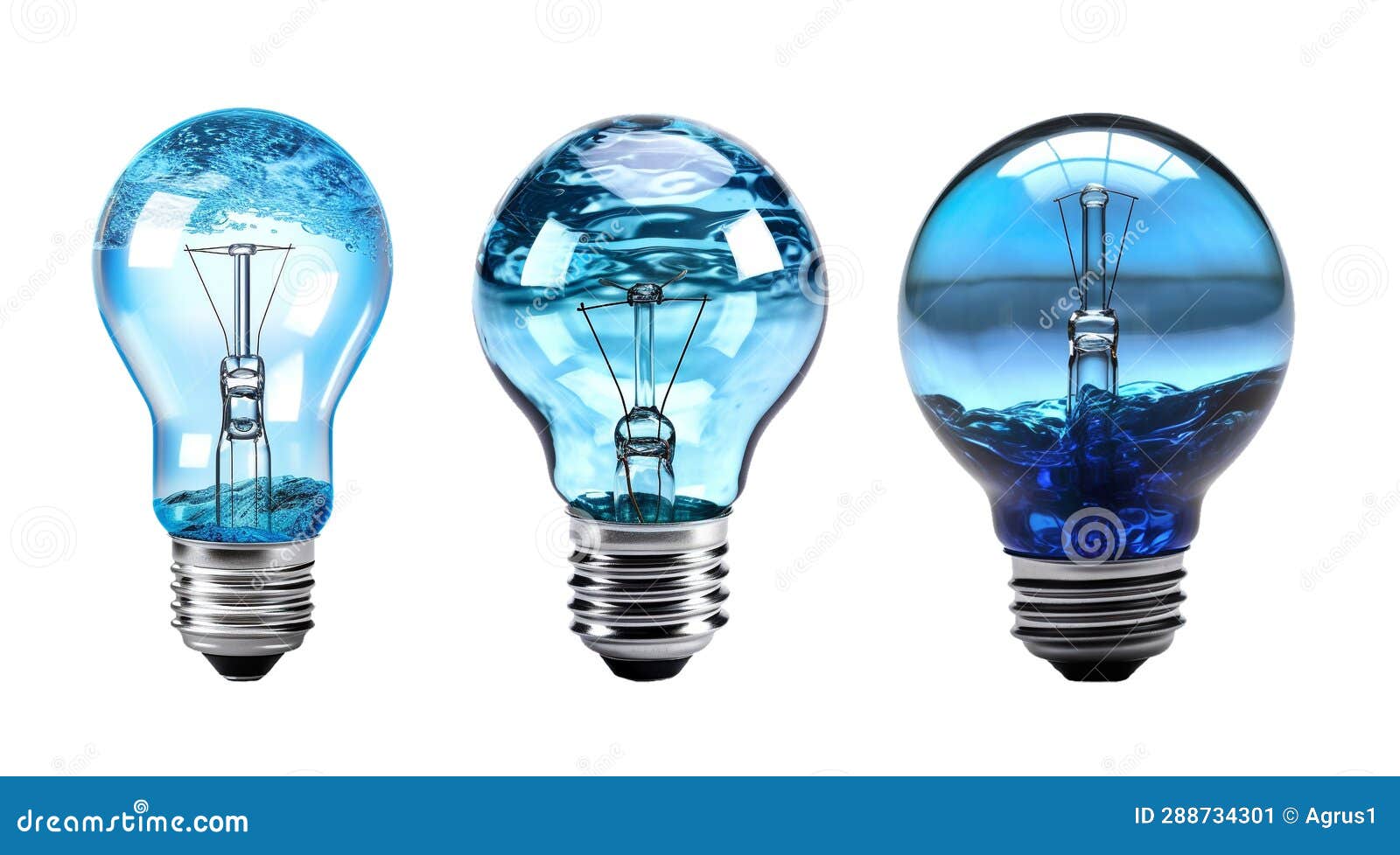 Illustrations of Hydrogen Light Bulb. Concept of Green Energy. Created with Generative AI Stock