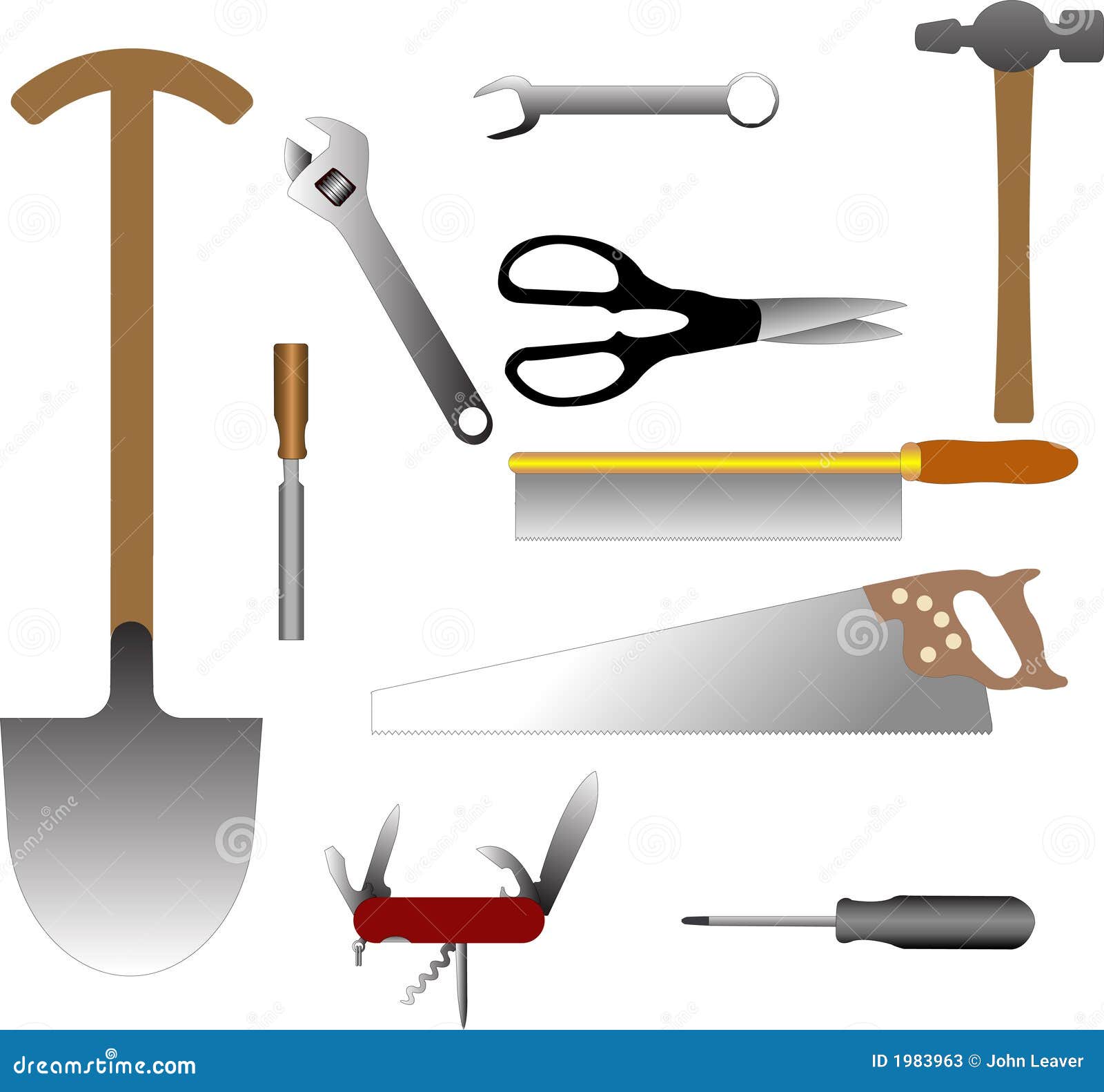 Illustrations of tools stock vector. Illustration of create 1983963