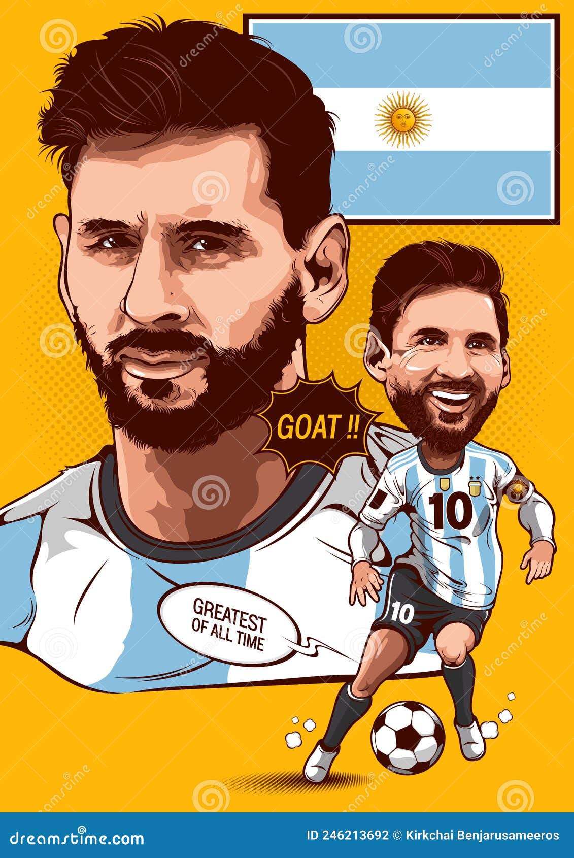 Messi Caricature Stock Illustrations – 18 Messi Caricature Stock  Illustrations, Vectors & Clipart - Dreamstime