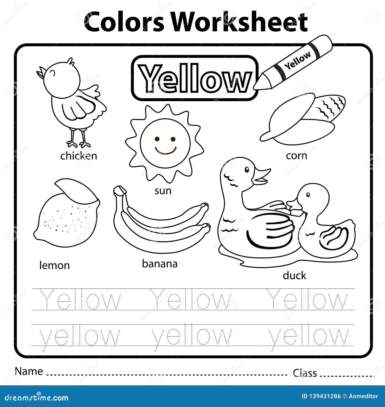 color-yellow-printable-color-trace-and-write-color-worksheets-teaching