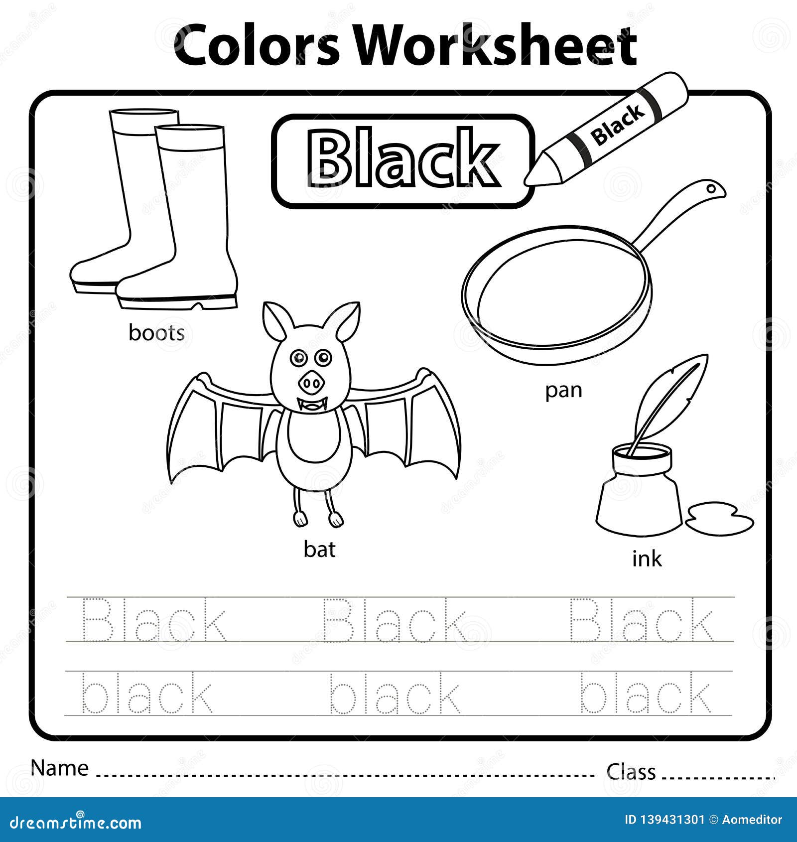 Hoja De Trabajo De Juegos Para Niños Pequeños Ilustración del Vector -  Ilustración de negro, imagen: 209992157