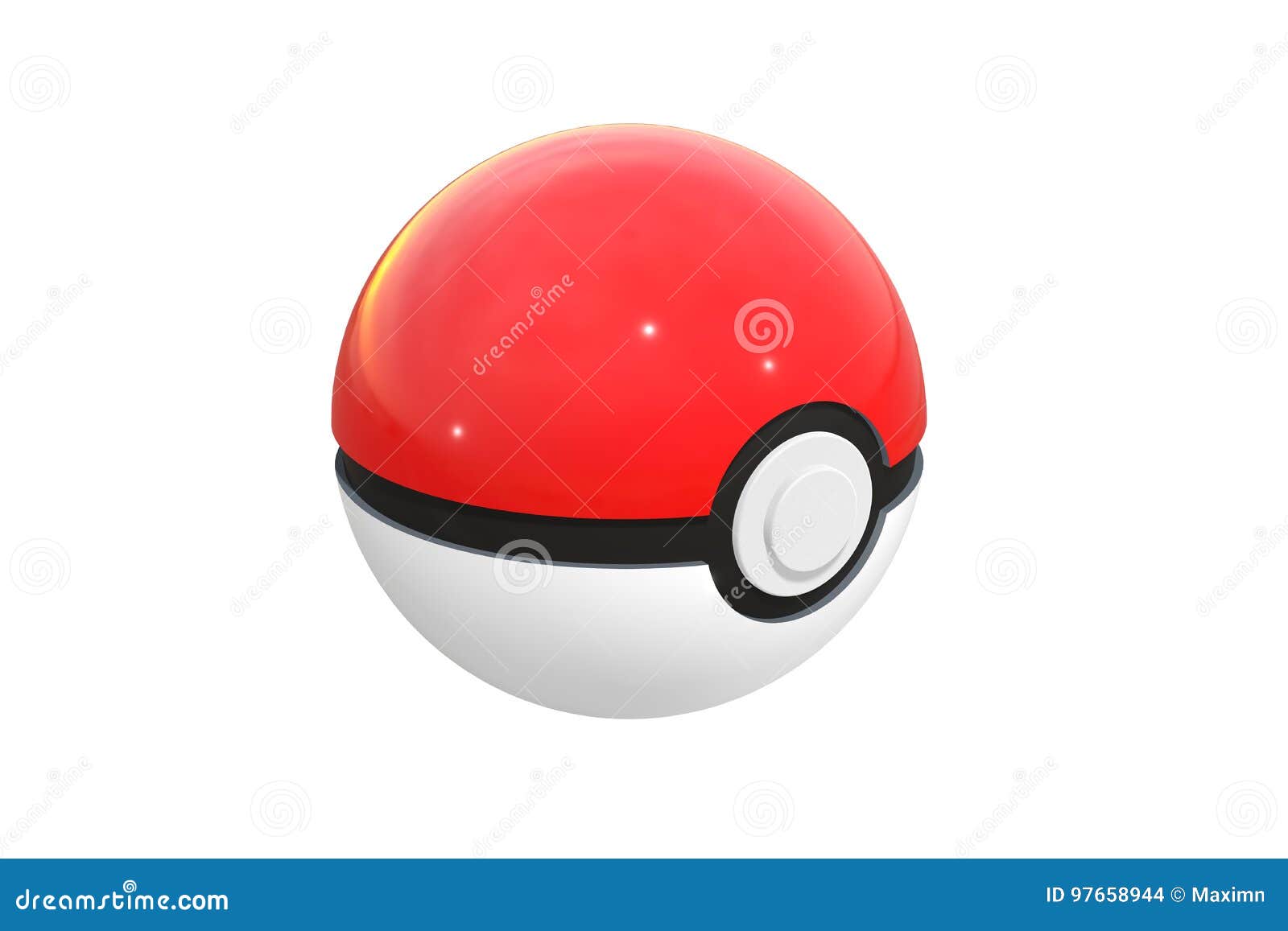 Illustrazione Editoriale: 3d Rendono Di Pokeball Isolato Su Un Fondo Bianco  Pokeball è Un'attrezzatura Da Prendere in Pokemon Va Immagine Stock  Editoriale - Illustrazione di icona, editoriale: 97658944