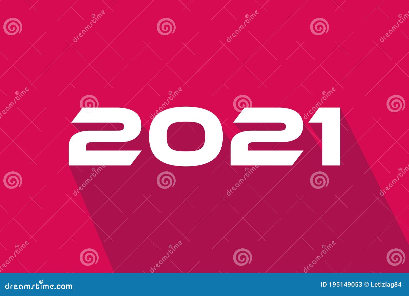 illustrazionre grafica del nuovo anno 2021