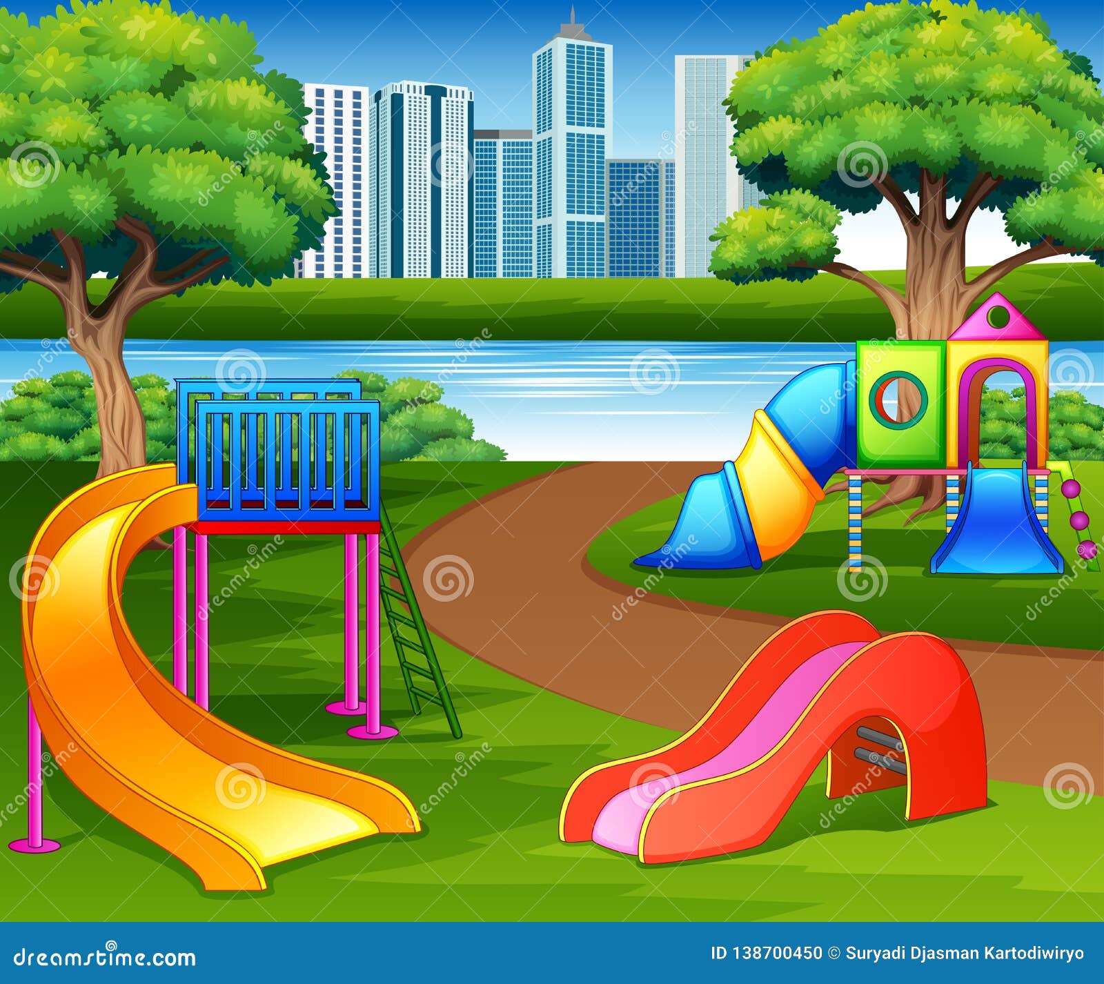 Cartoon Urban Park Kids Playground in the Nature Background Stock Vector - Illustration of grass, green: 138700450 Cartoon Urban Park Kids Playground in the Nature Background Stock Vector - Illustration of grass, green: 138700450