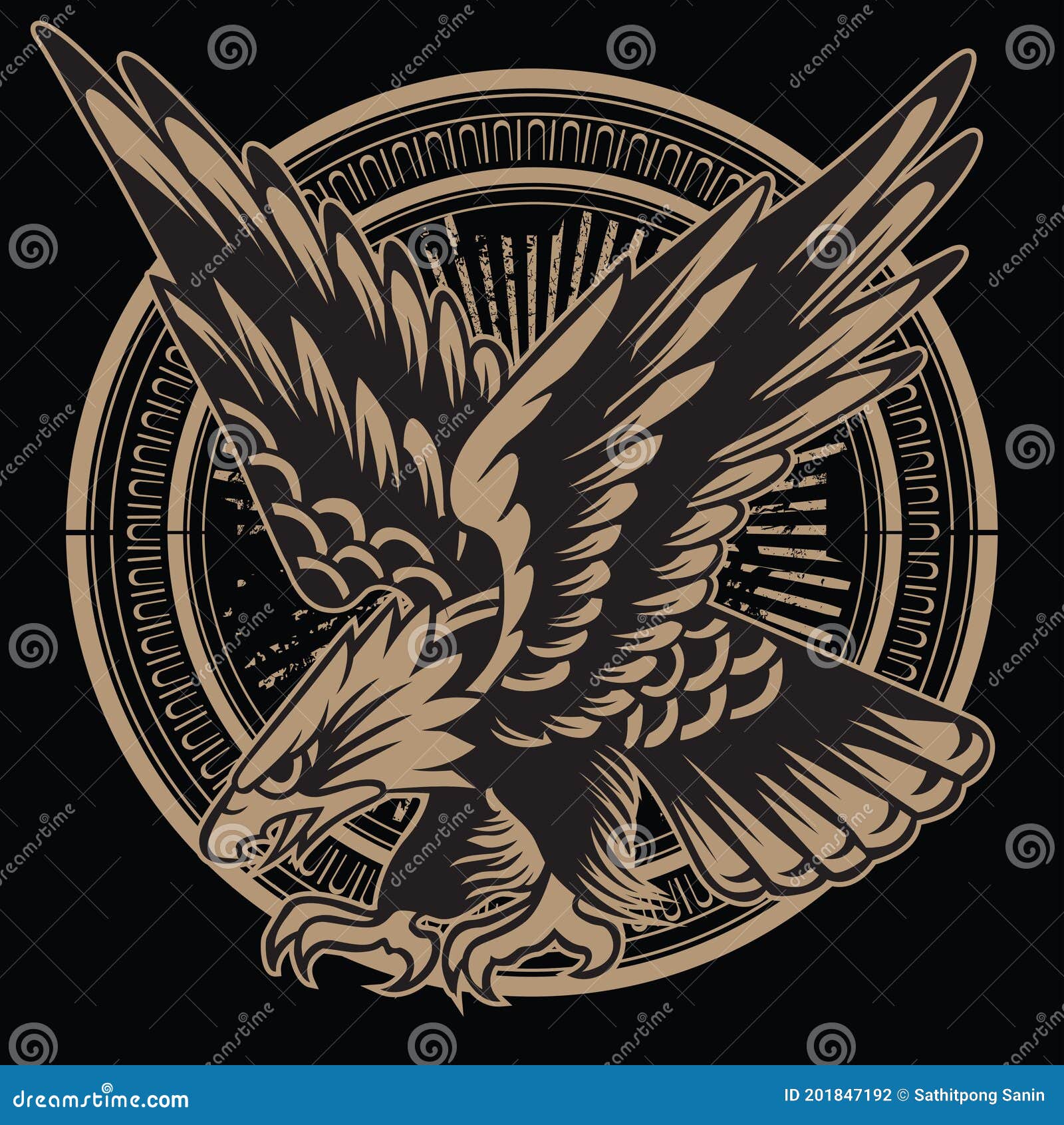 Illutration Animal De Dibujo Vectorial De Eeuu América Del Logotipo Del  águila Ilustración del Vector - Ilustración de fondo, vuelo: 201847192
