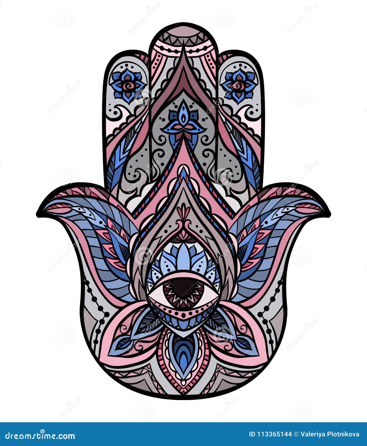 Inspiração: tatuagens de Hamsá.