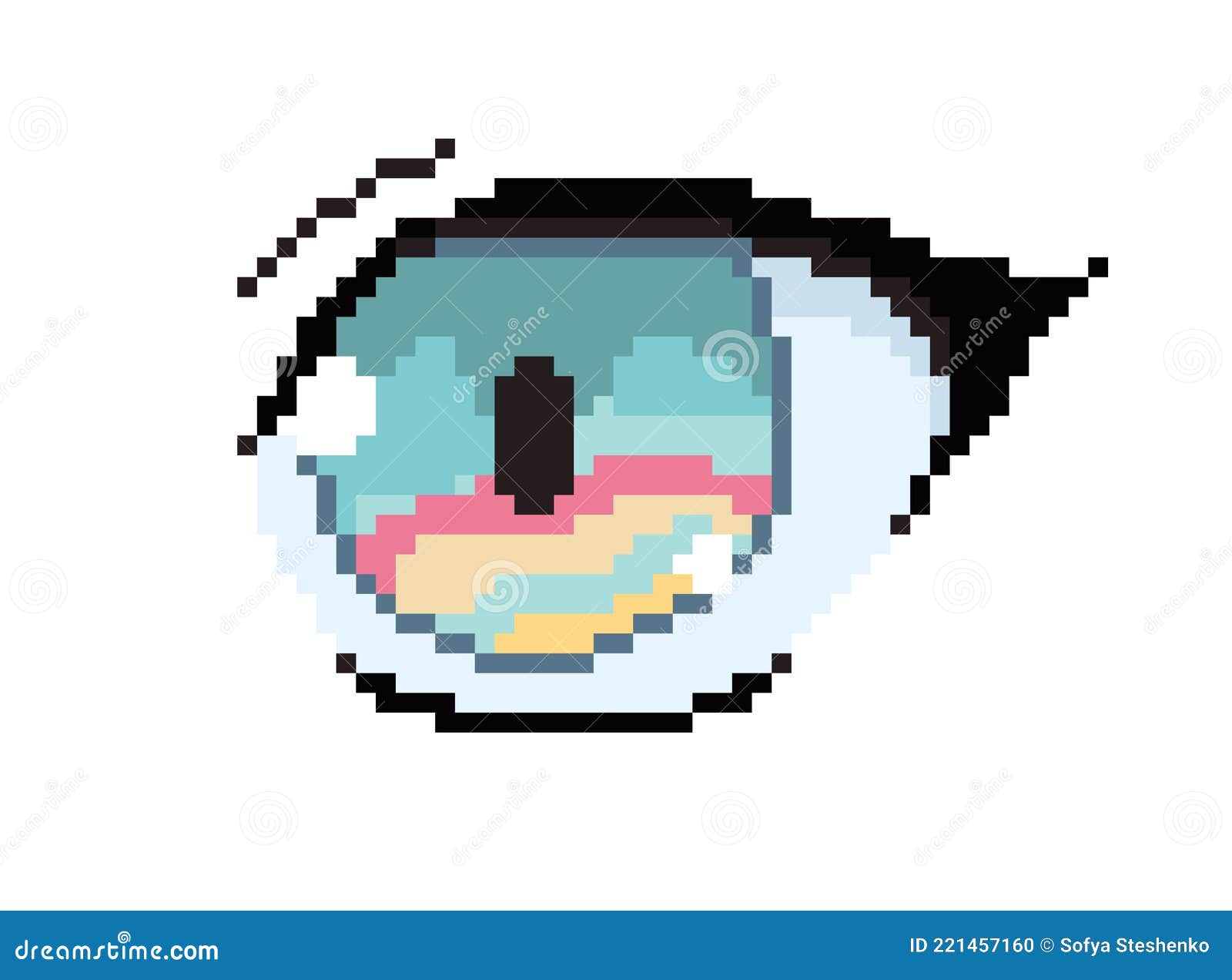 Personagem De Estudante Fofo De Anime Loira Ilustração do Vetor -  Ilustração de pixels, fundo: 221457120