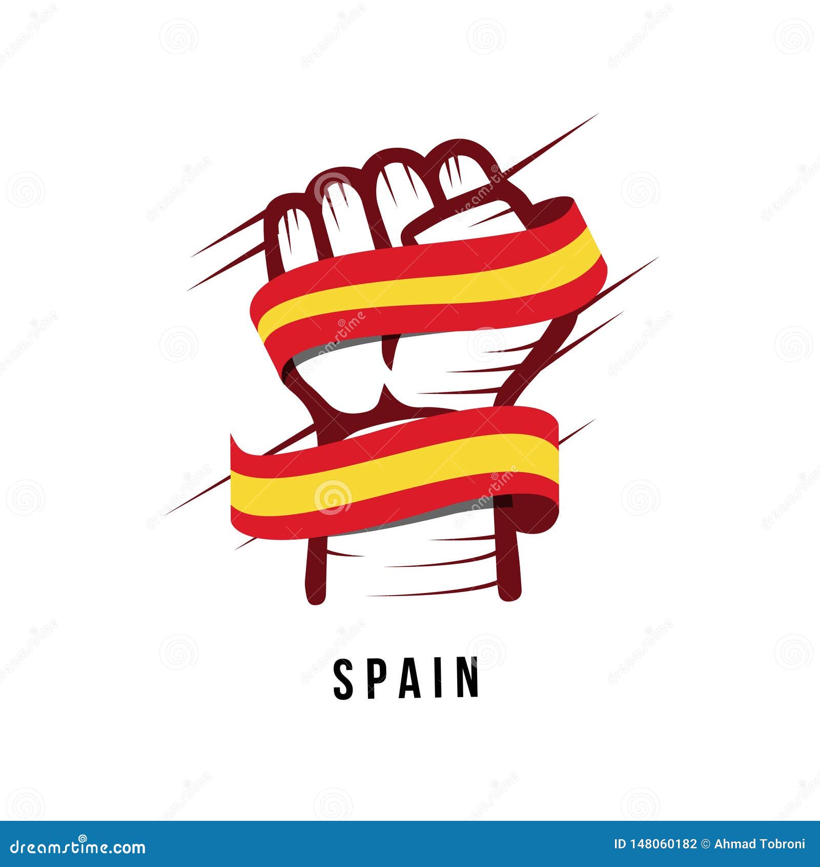 espanha vs conceito de bandeira de portugal. ilustração vetorial