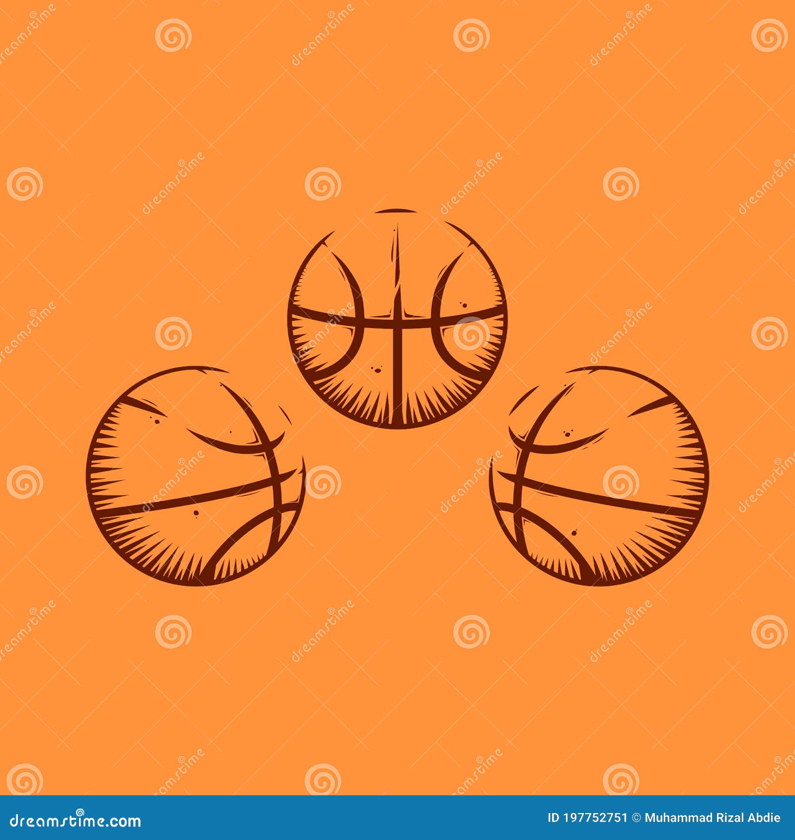 Imagens vetoriais Bola basquete