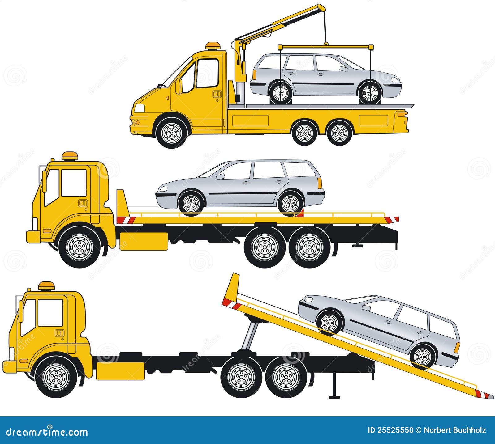Caminhão Com Trator Sobre Reboque De Reboque De Reboque De Longa Distância  Ilustração De Projeto Plano Ilustração do Vetor - Ilustração de longo,  trator: 172459784
