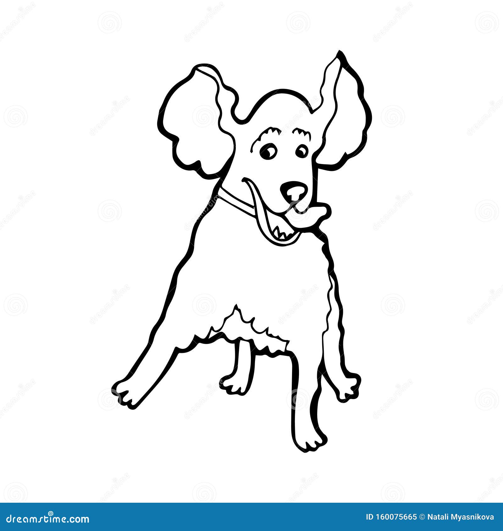 Desenho De Cachorrinho Feliz Em Animado Páginas Para Colorir Preto E Branco  Esboço Livro Vetor PNG , Desenho De Carro, Desenho De Desenho Animado,  Desenho De Livro Imagem PNG e Vetor Para