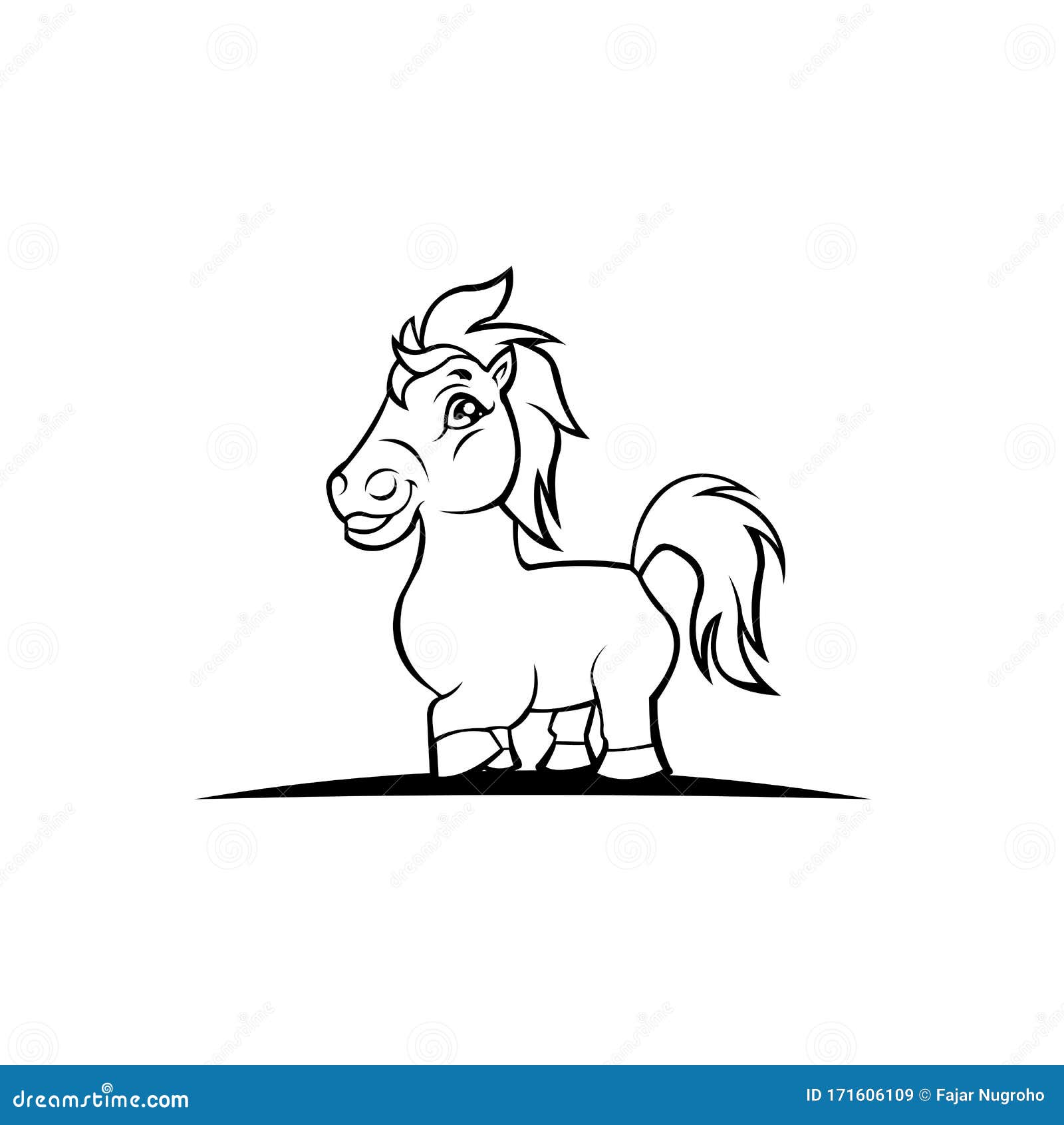 Conjunto De Cavalo Selvagem Ou Doméstico Animal Correndo Desenho Animado  Design Ilustração Vetorial Plana Isolada No Fundo Branco Royalty Free SVG,  Cliparts, Vetores, e Ilustrações Stock. Image 180614066