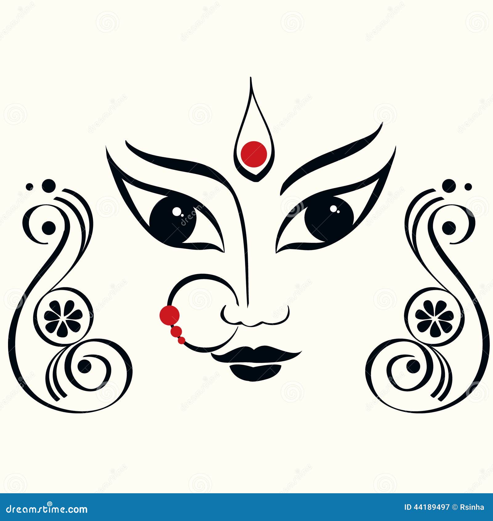 Ilustração de Durga ilustração do vetor. Ilustração de comemore - 44189497, image size:1600x1690