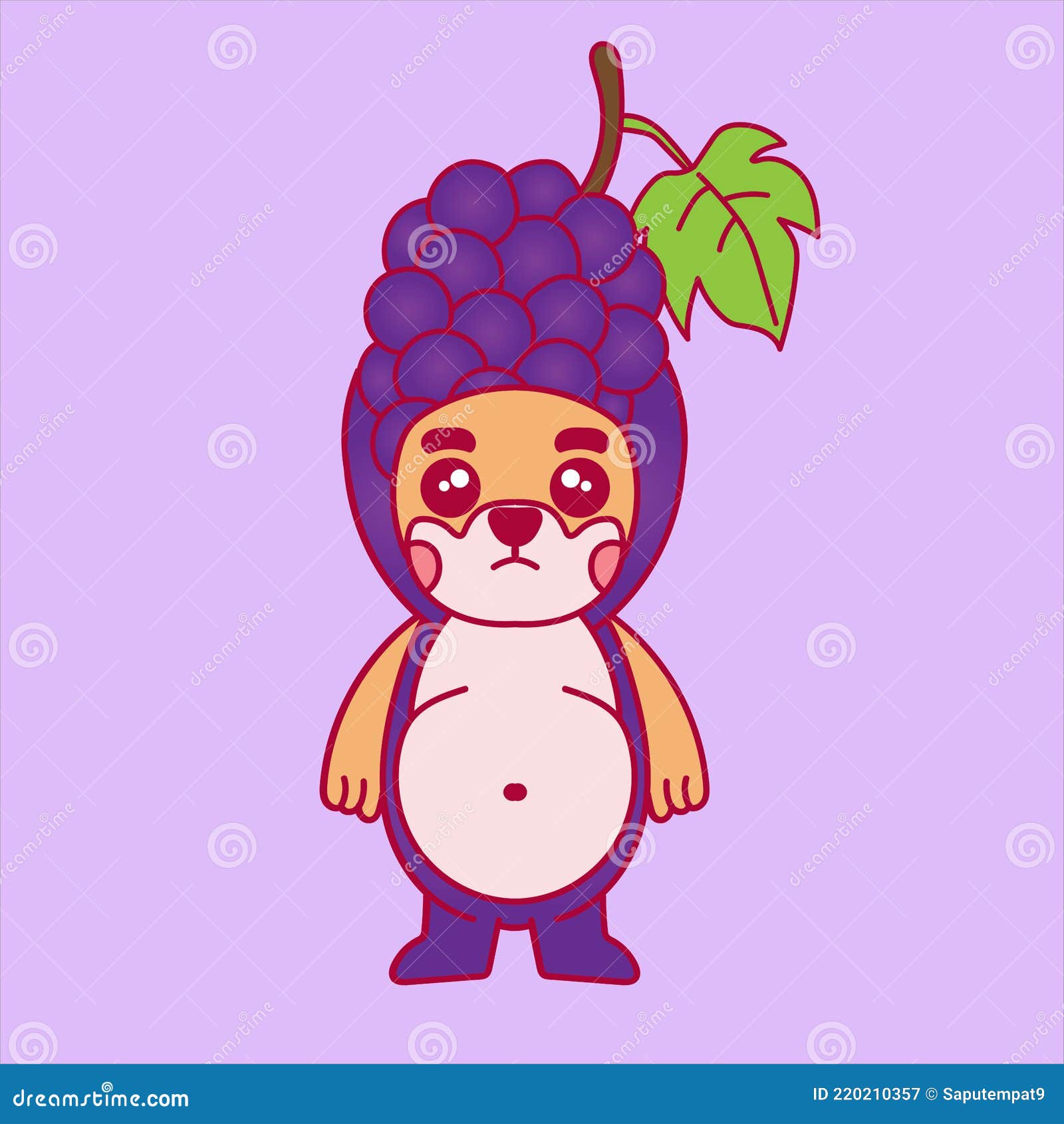 mascote da fruta - Traje Mascote 