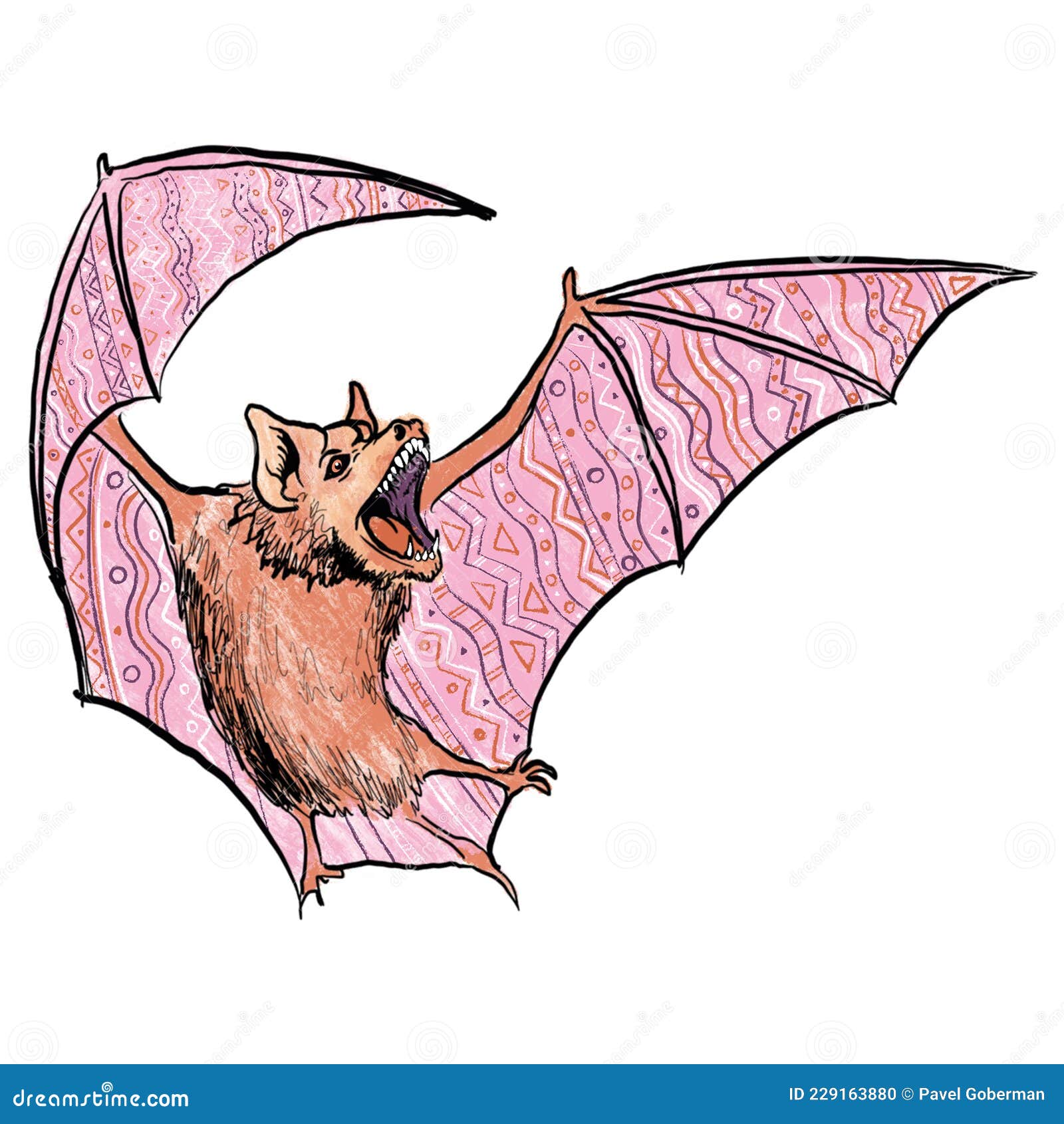 Como desenhar como desenhar um morcego de halloween ! - pt