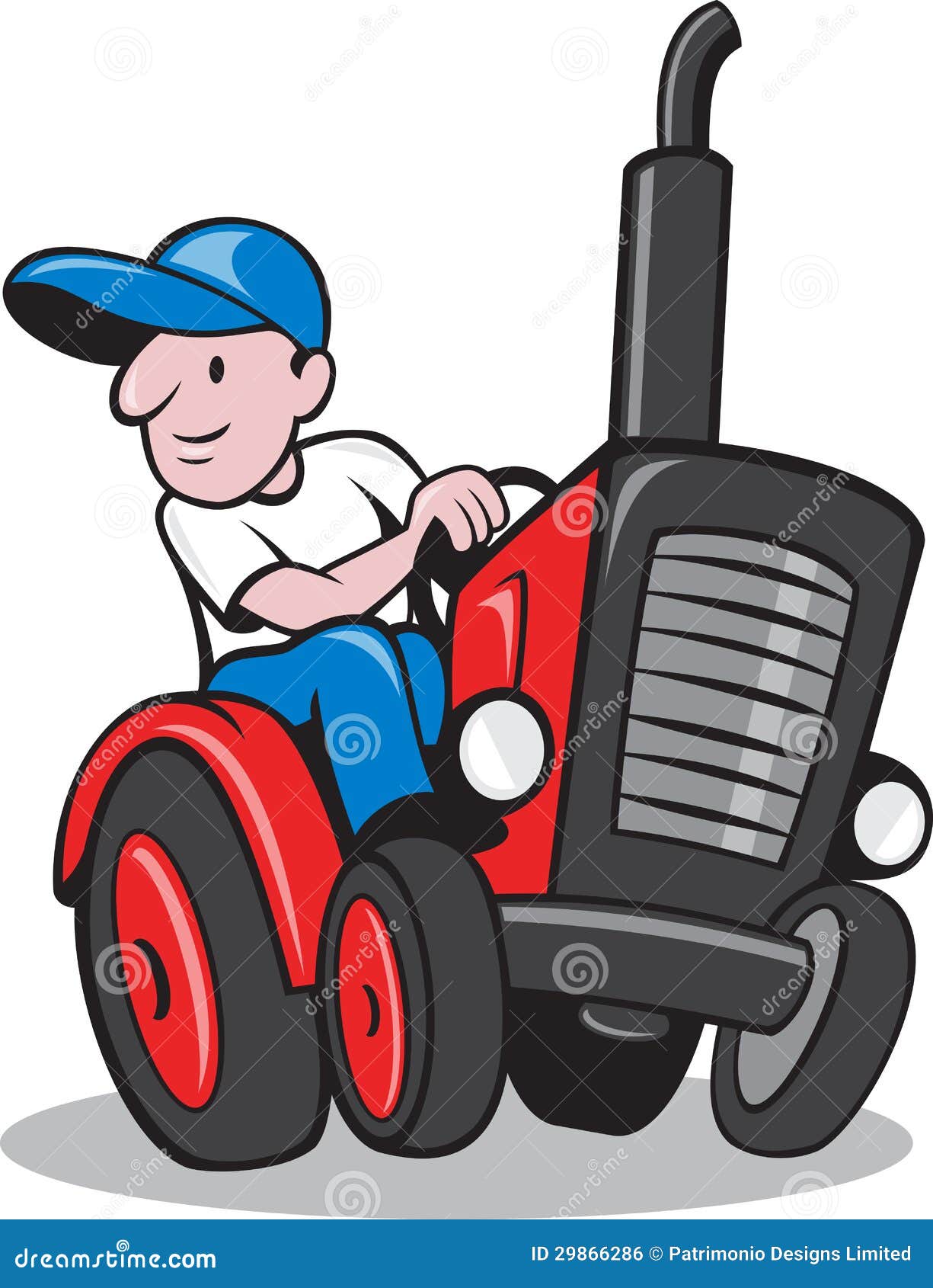 Tractor Tractor Clipart Png - Trator Desenho Vermelho - Free Transparent PNG  Clipart Images Download