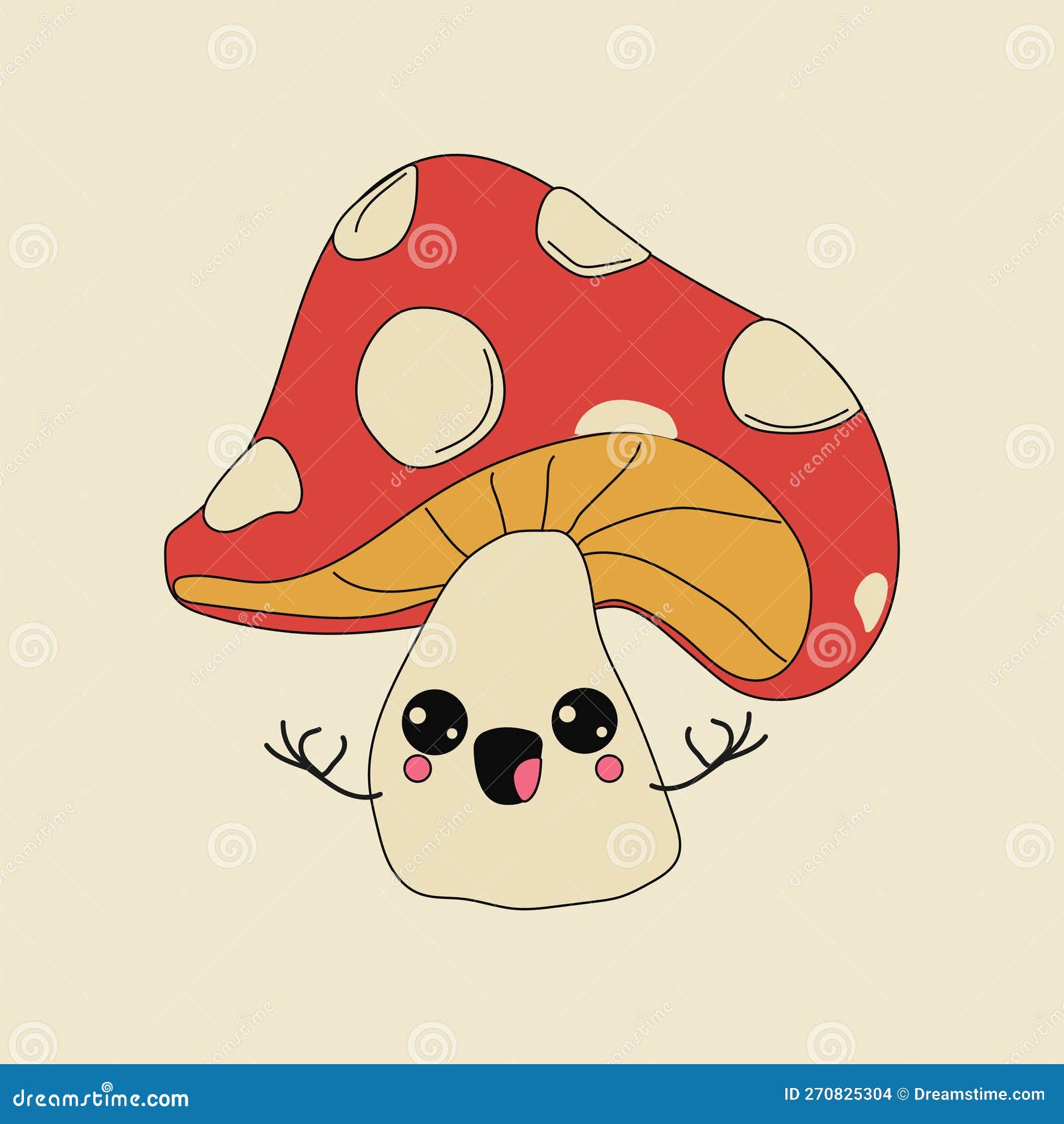 COMO DESENHAR UM COGUMELO FOFO - HOW TO DRAW A CUTE MUSHROOMS 