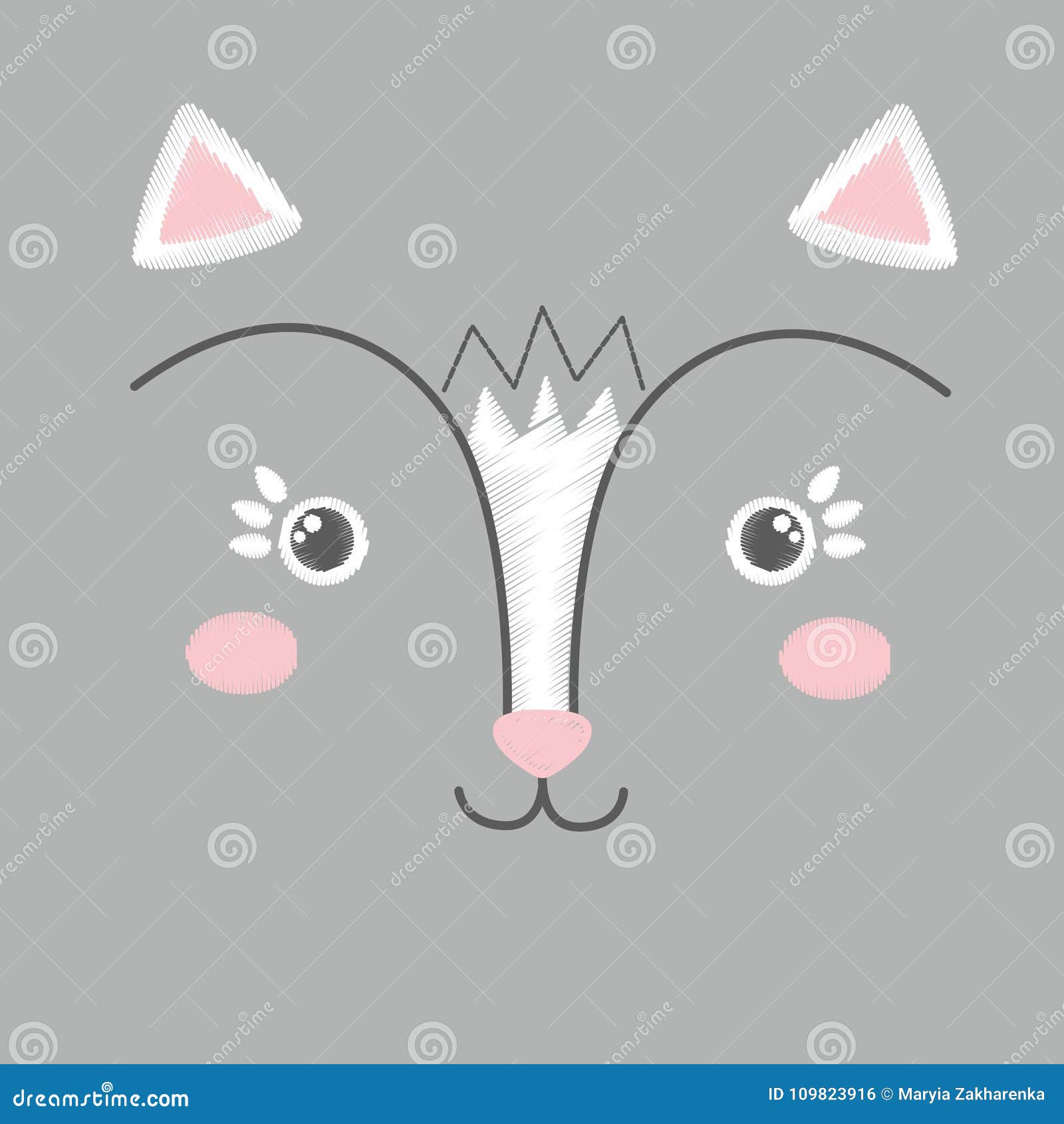 Gato animal desenho animado kawaii anime bonito para colorir