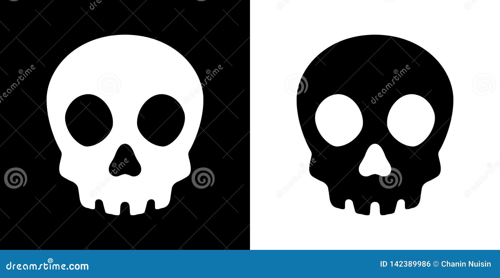 Vetor de ilustração do logotipo do crânio de piratas
