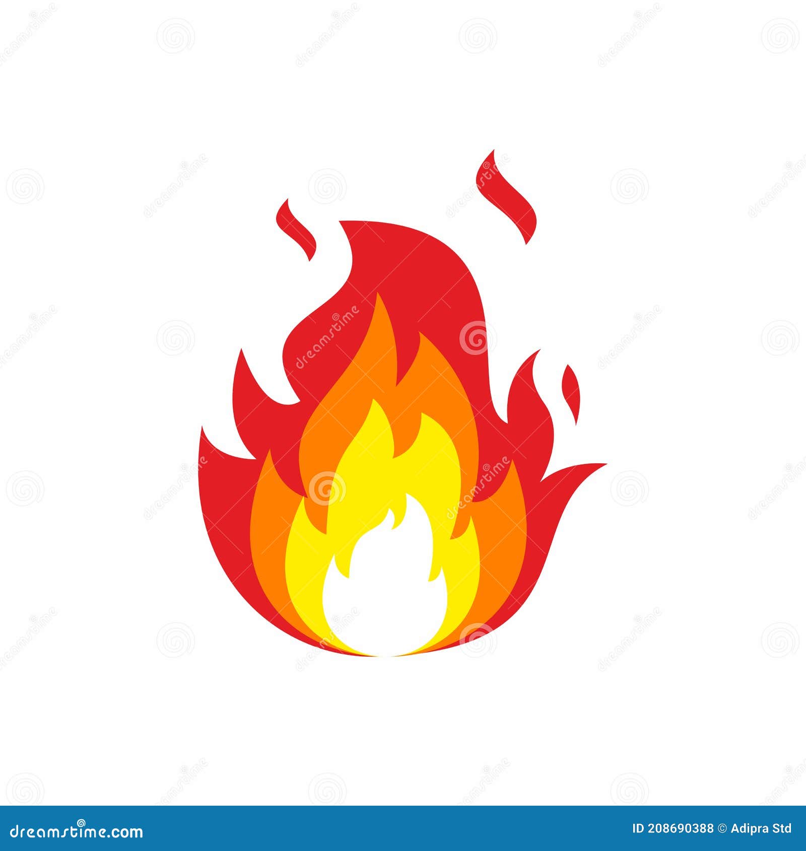 Incêndio Chama Vermelho - Gráfico vetorial grátis no Pixabay