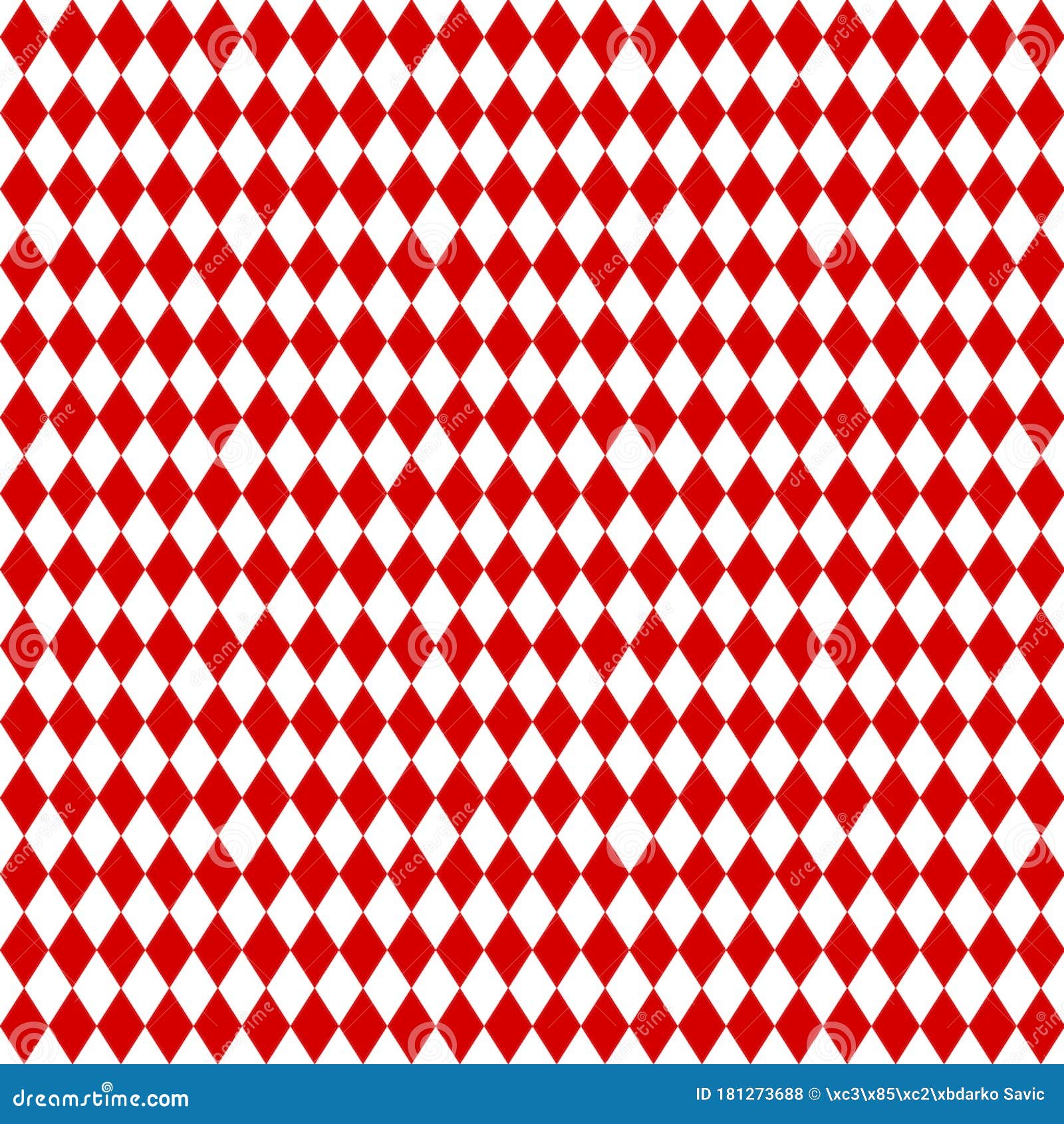 Fundo de padrão xadrez vermelho e branco