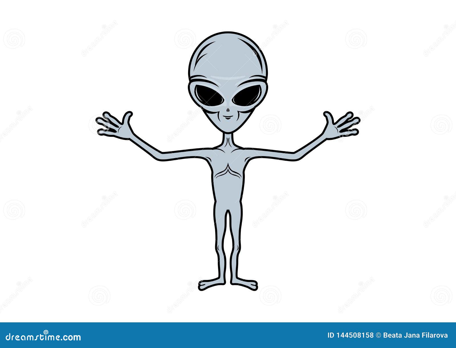 Alien Imagens de Stock de Arte Vetorial