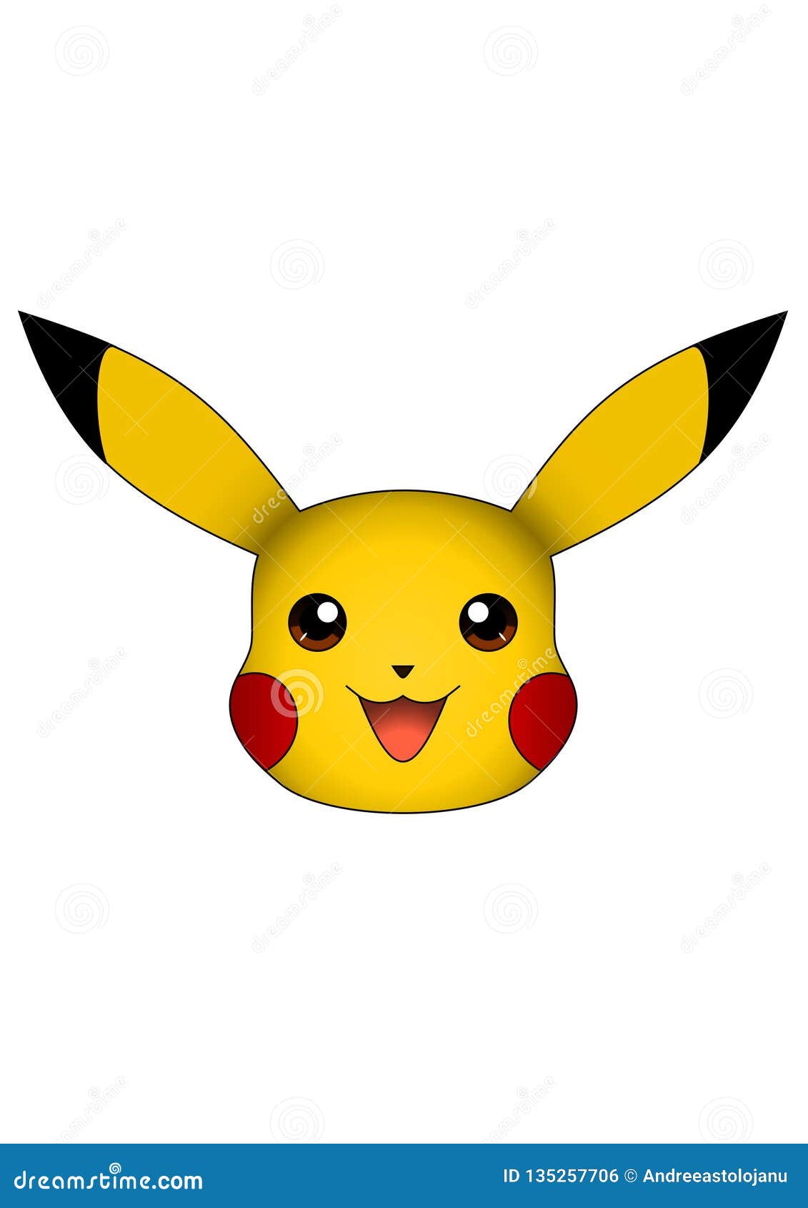 Um close de um personagem de desenho animado pokémon com uma