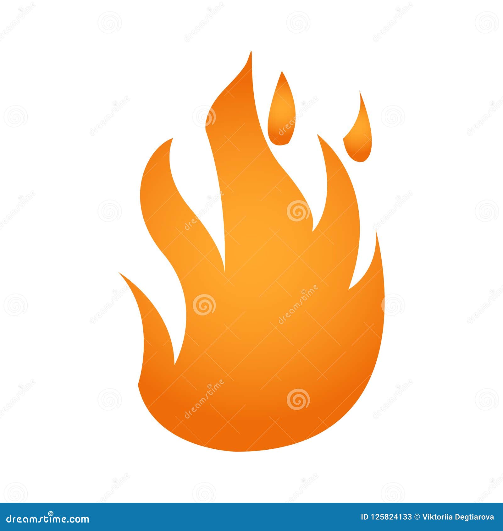 Ilustração Do Vetor Logotipo Do Fogo Fogo Vermelho, Amarelo