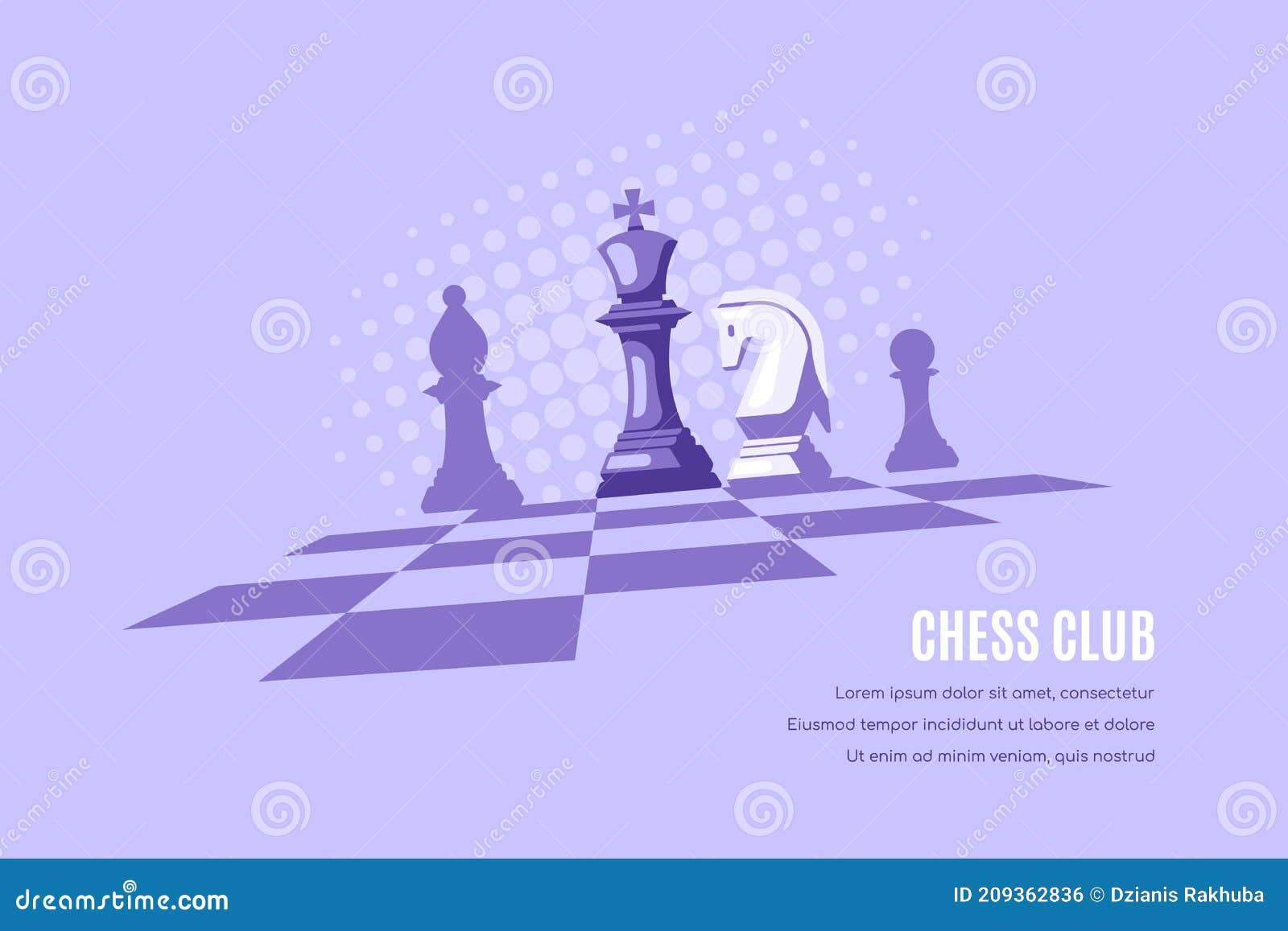 Emblema do clube de xadrez. jogo de xadrez, logotipo do torneio de xadrez,  peças de xadrez de rei, rainha, bispo e torre