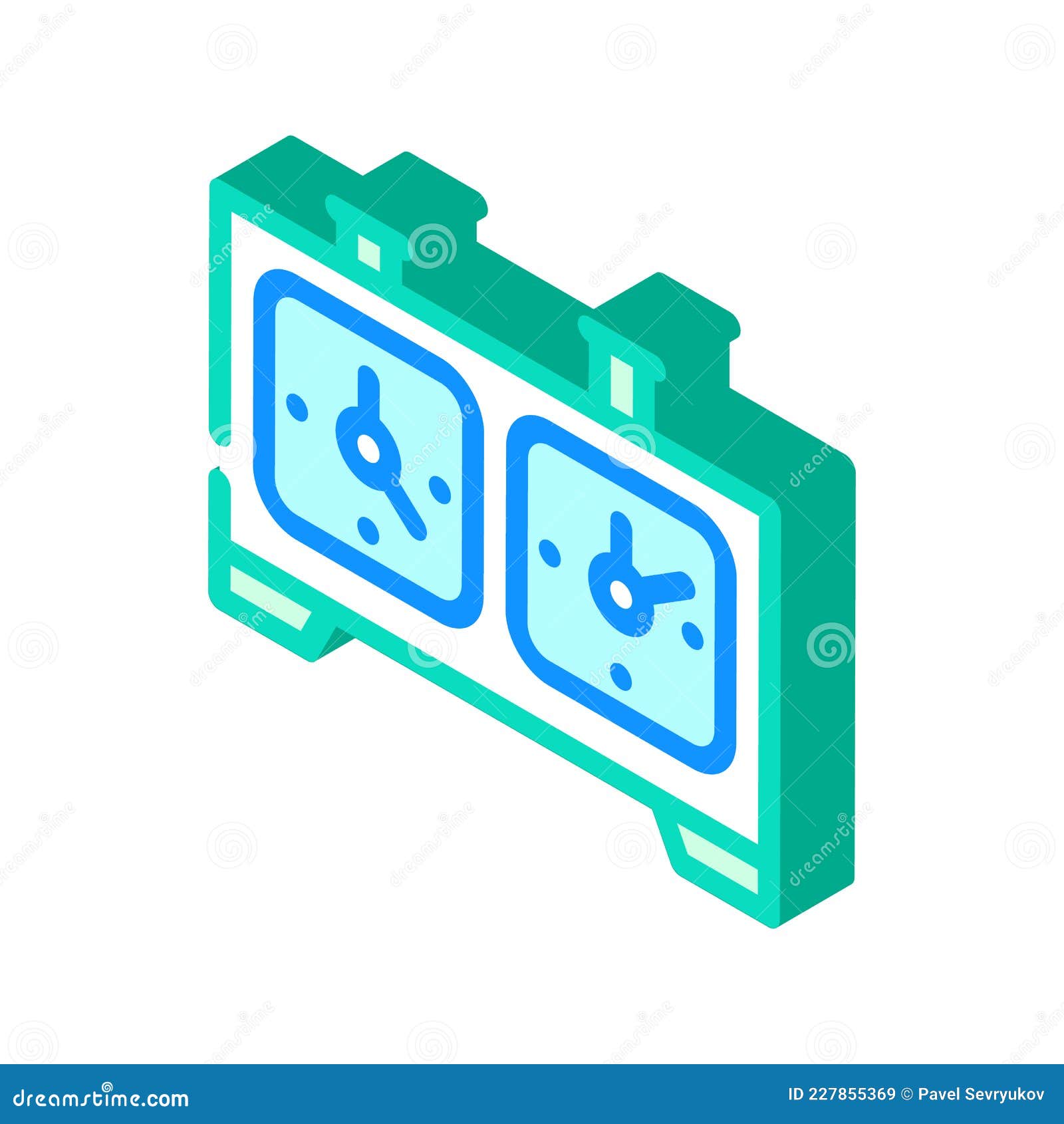 vetor isométrico do ícone do relógio de xadrez. jogo online 15114528 Vetor  no Vecteezy