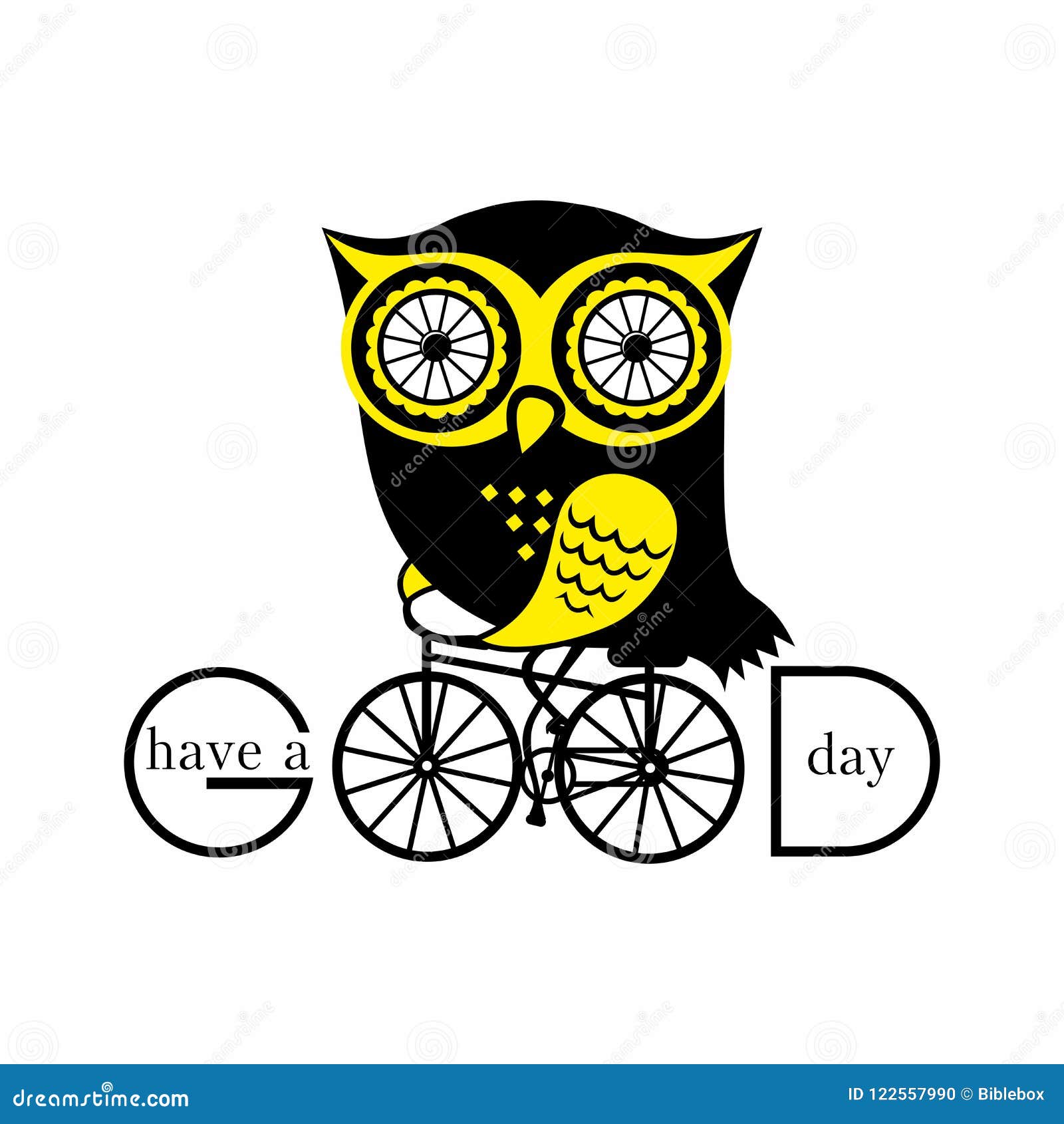 Ilustração Dos Desenhos Animados Coruja Doce Em Uma Bicicleta Ilustração do  Vetor - Ilustração de onda, marrom: 122557990