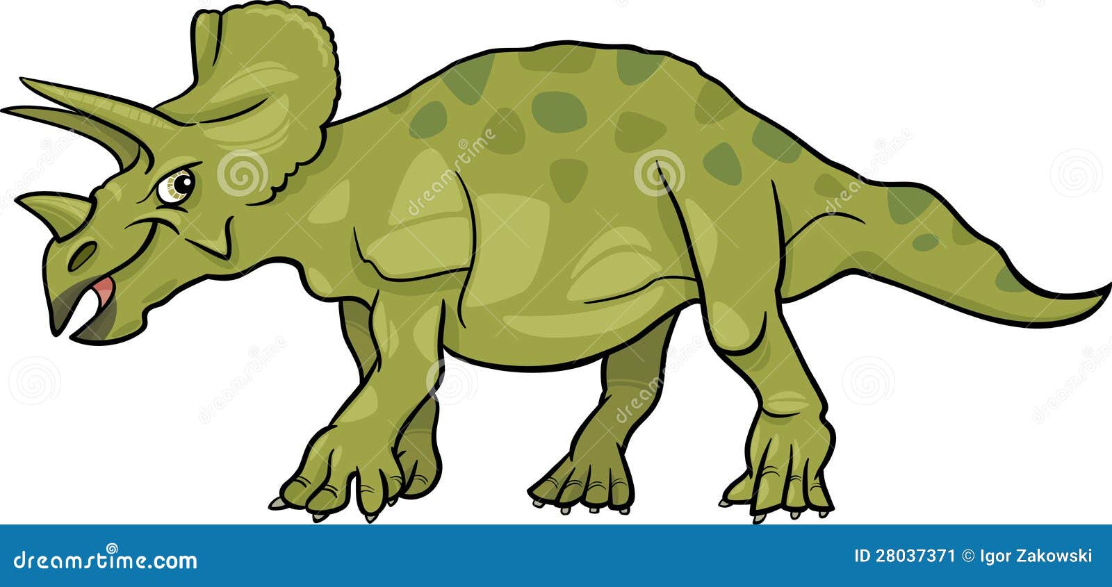 Jogo Engraçado Dos Desenhos Animados Do Dinossauro Ilustração Stock -  Ilustração de paleontologia, triceratops: 27220544